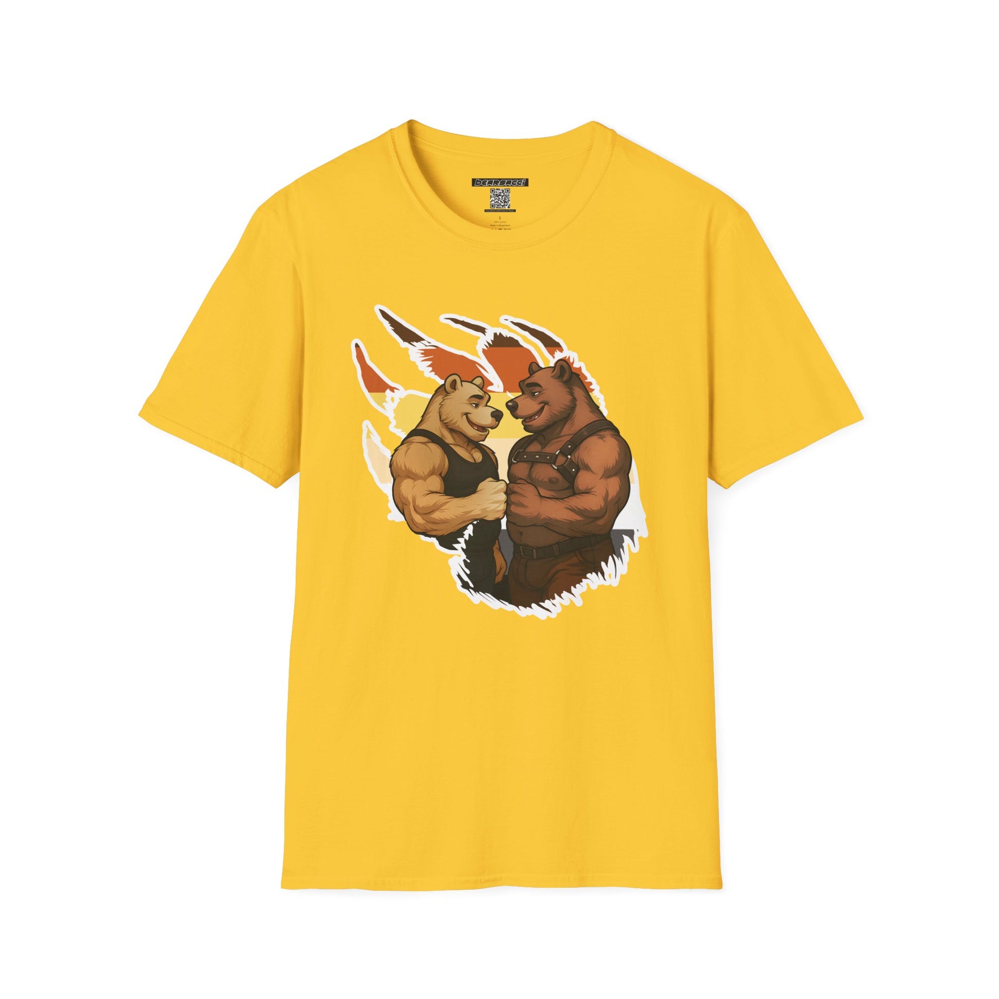 Bearsacci™: Fist Bumping Bears │ Softsyle T-shirt