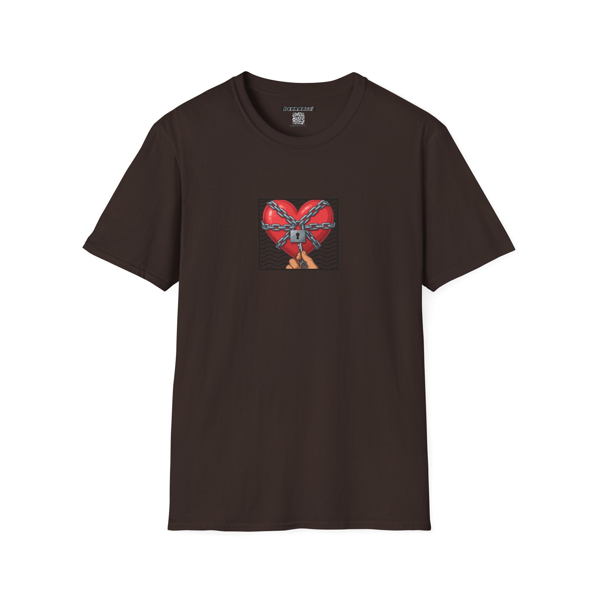 SlutPride® X Dominion®: Locked Heart │ Softsyle T-shirt
