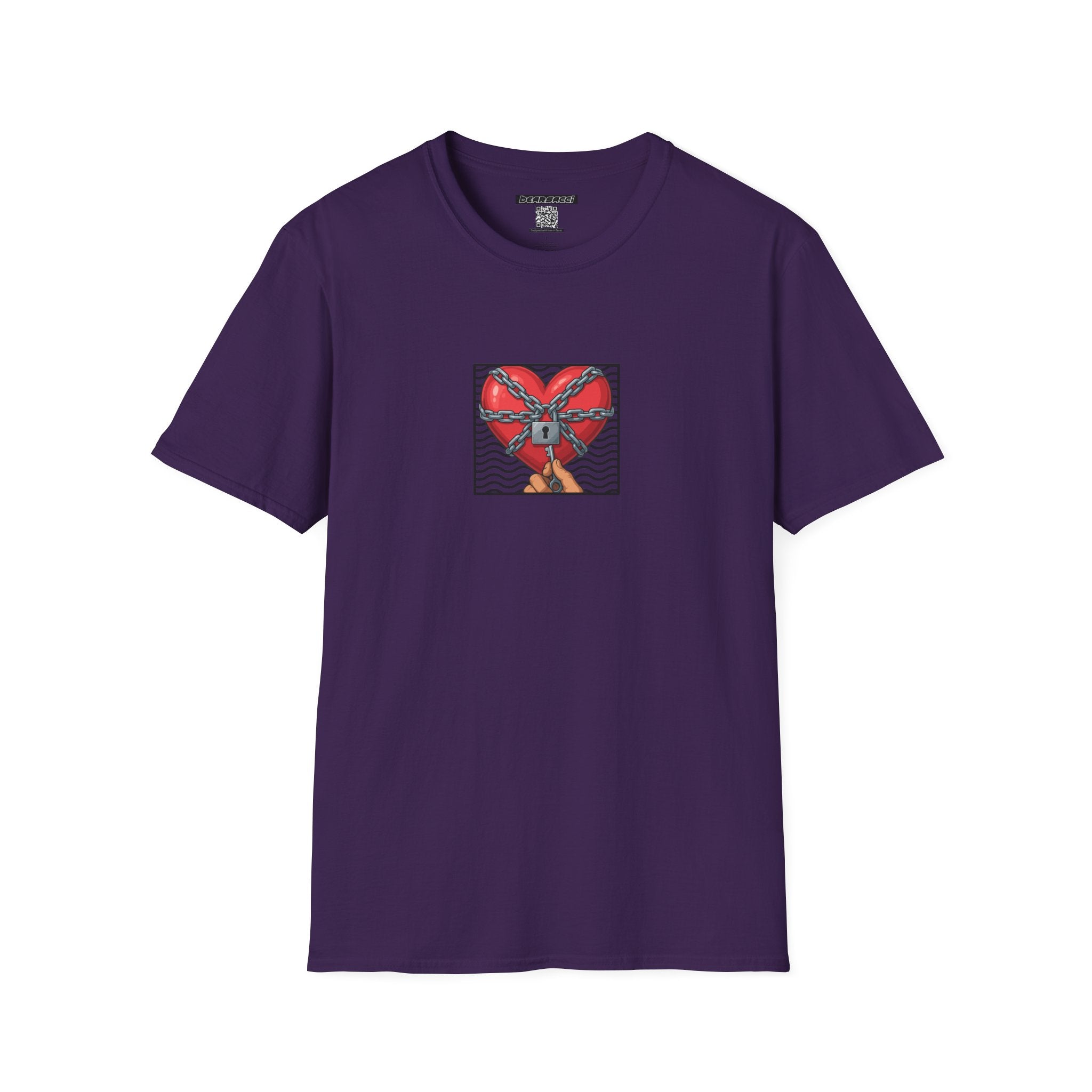 SlutPride® X Dominion®: Locked Heart │ Softsyle T-shirt