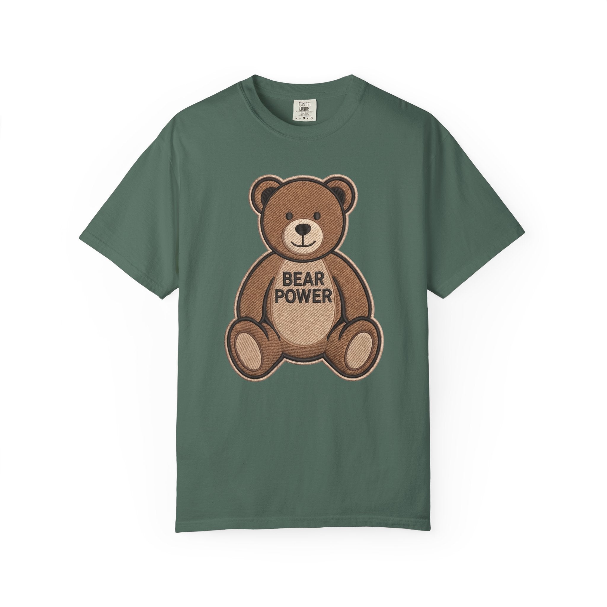 Bearmart®: Bear Power Teddybear │Comfort Colors® T-shirt