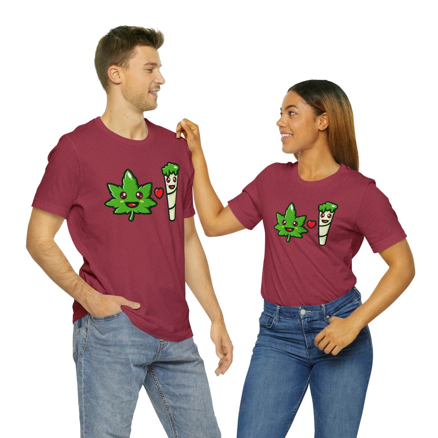 Stoney: Leafy Loves Blunty  │Premium Jersey T-shirt