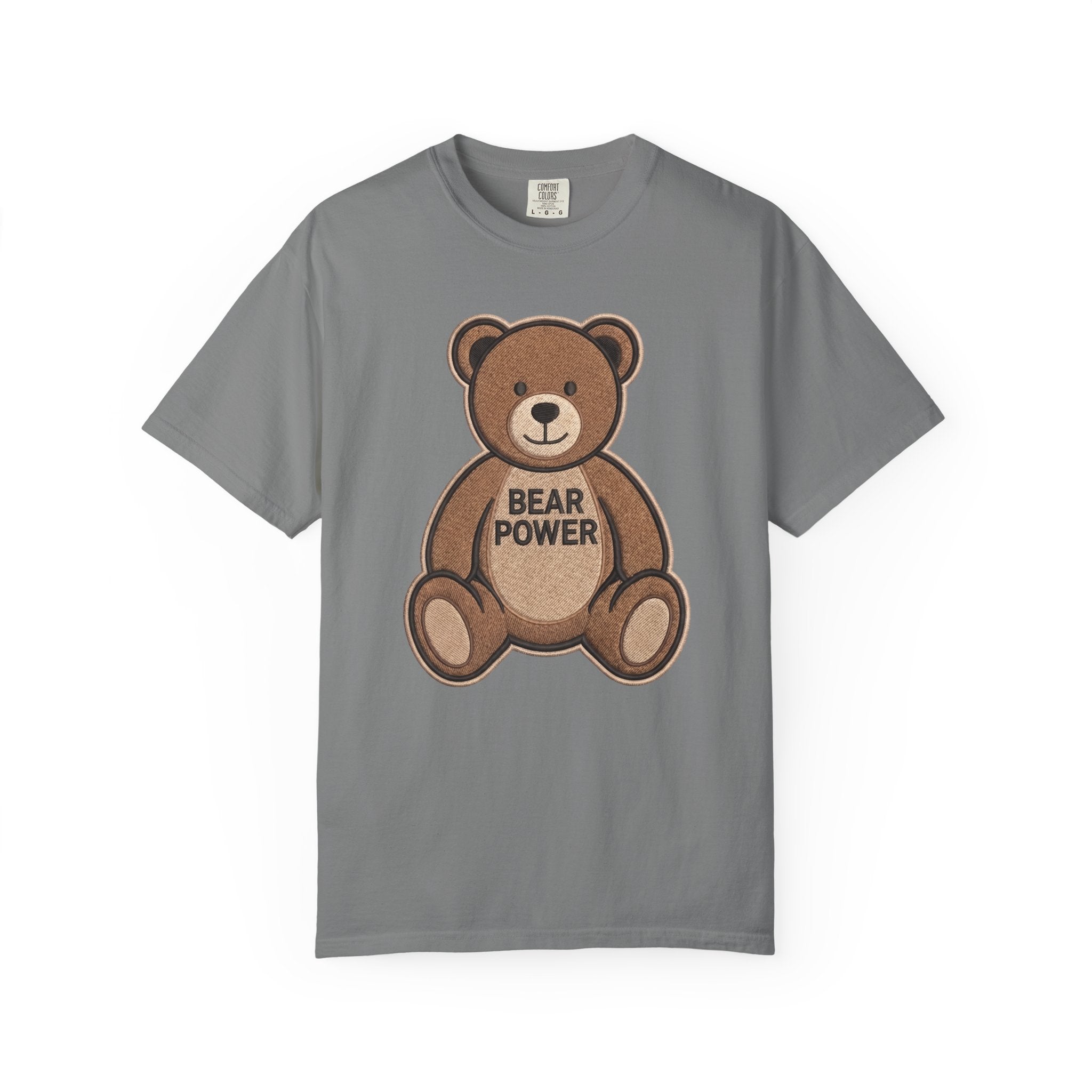 Bearmart®: Bear Power Teddybear │Comfort Colors® T-shirt