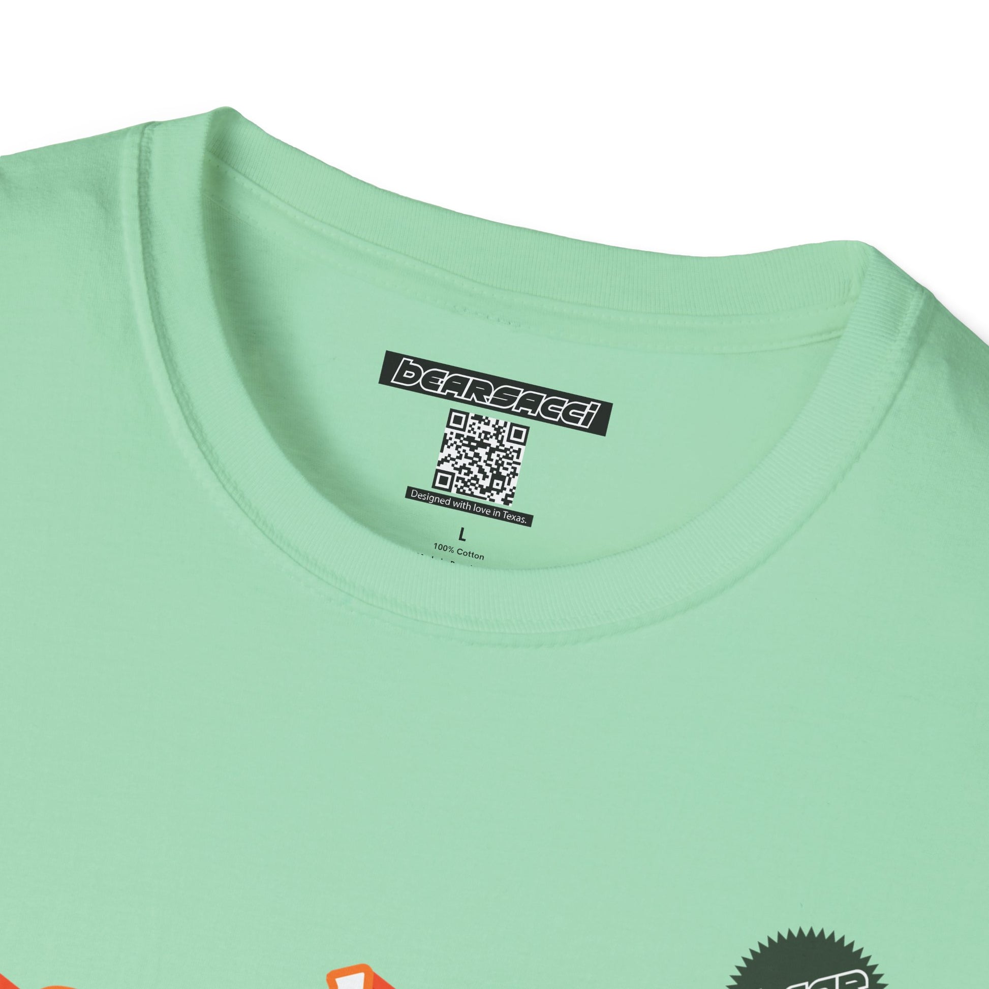 Bearbie® X Slutpride®: Bareback Logo (Hunter) │Softsyle T-shirt