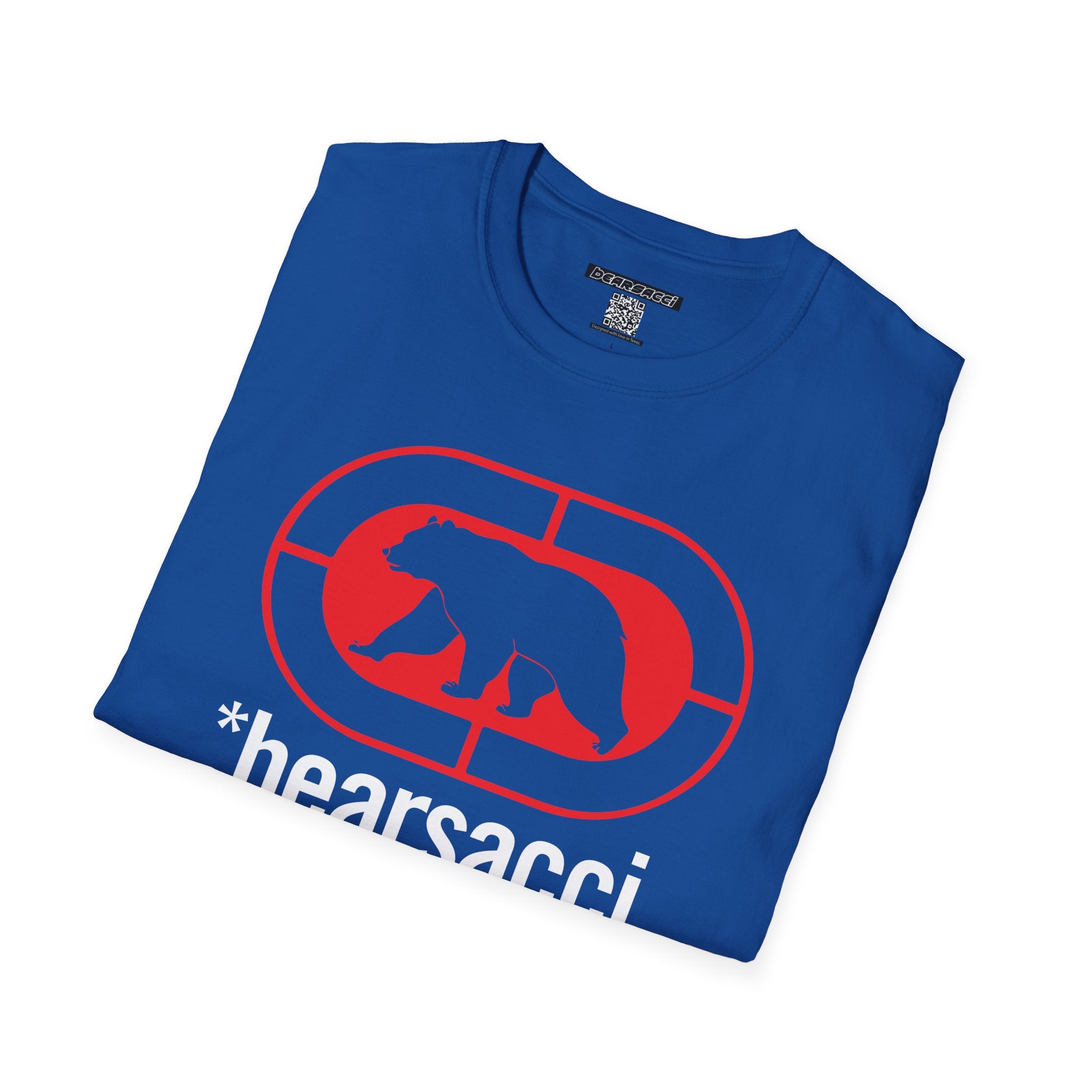 Bearmart® X FakeDesigner®: Bearsacci® Street Logo Tee │Softsyle T-shirt