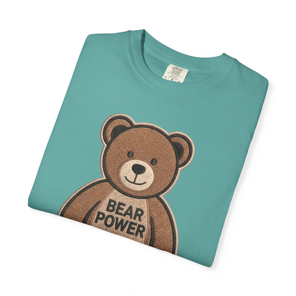 Bearmart®: Bear Power Teddybear │Comfort Colors® T-shirt