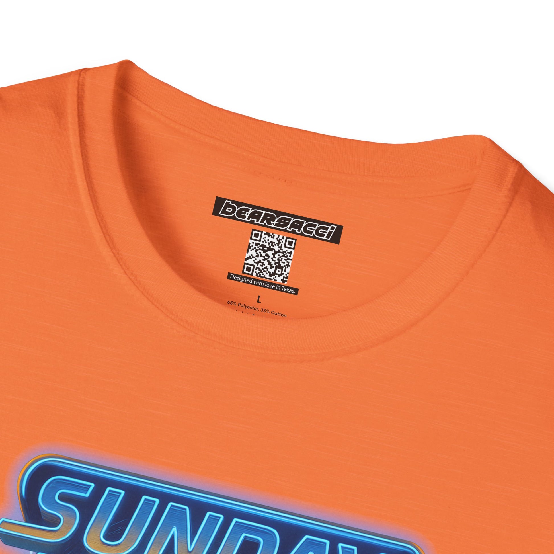 Bearsacci™: Sunday Funday Atlas Disco Bear Remix│ Softsyle T-shirt