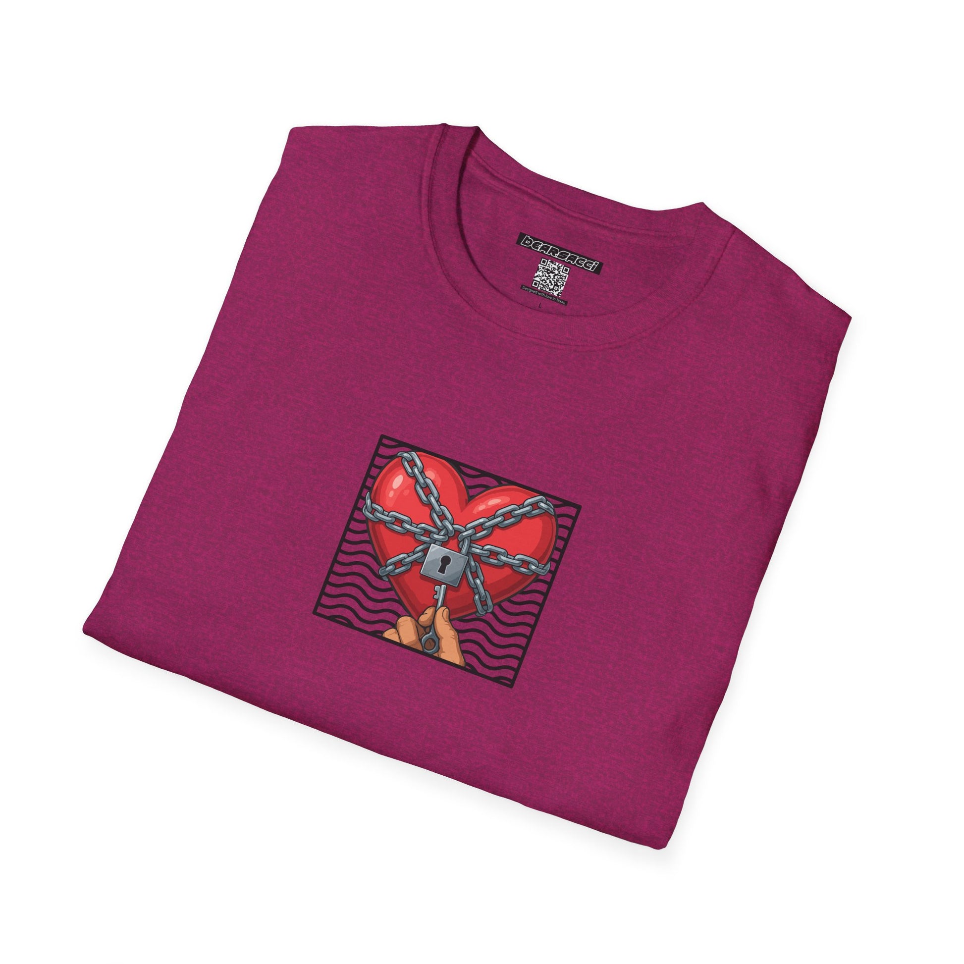 SlutPride® X Dominion®: Locked Heart │ Softsyle T-shirt