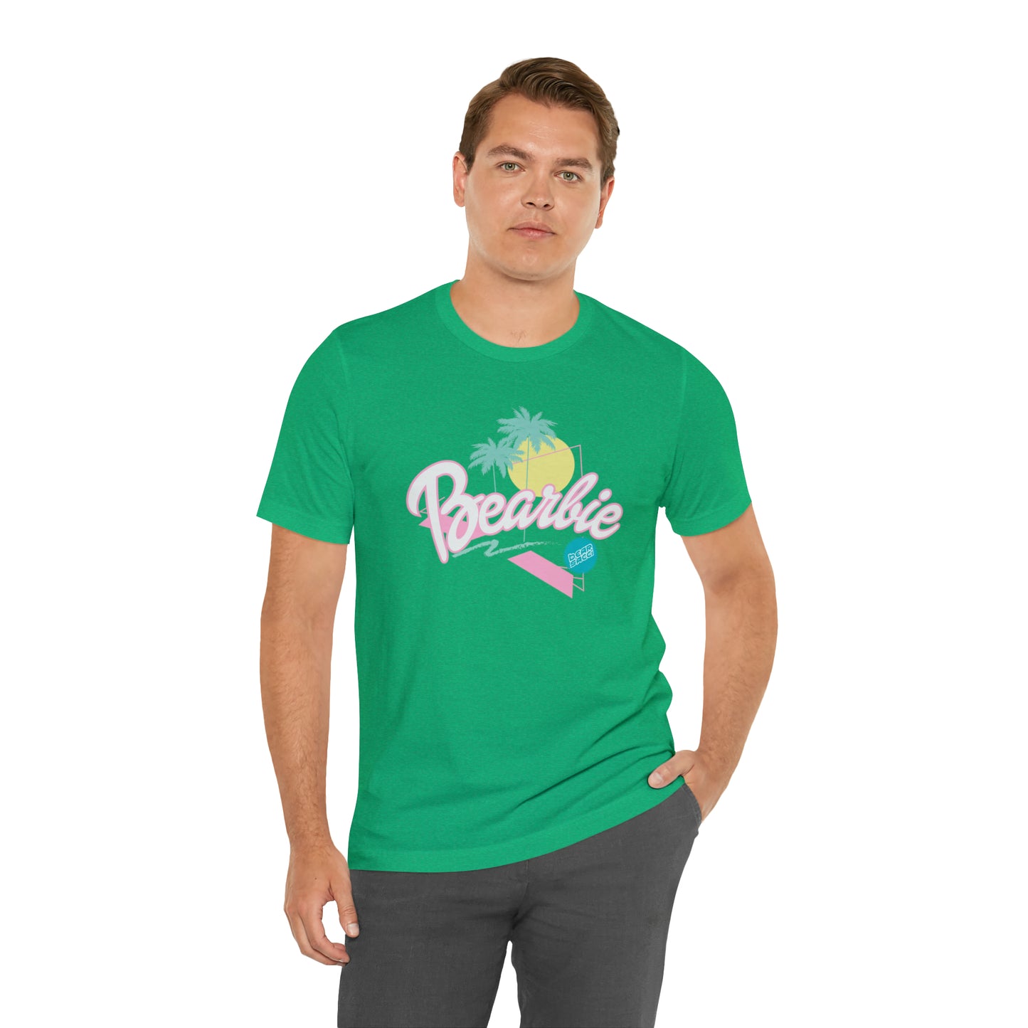 Bearbie: Pastel Malibu-Style Logo │Premium Jersey T-shirt