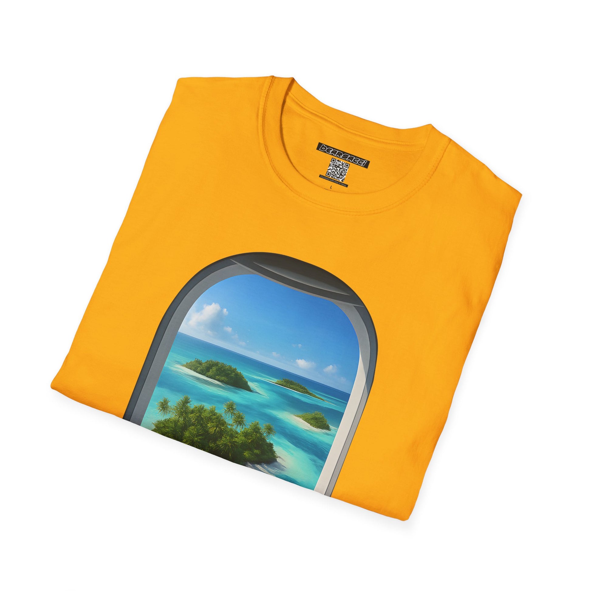 HyperPop™ X Wanderlust™ X FakeDesigner™: Window Seat Porthole Fantasy │ Softsyle T-shirt