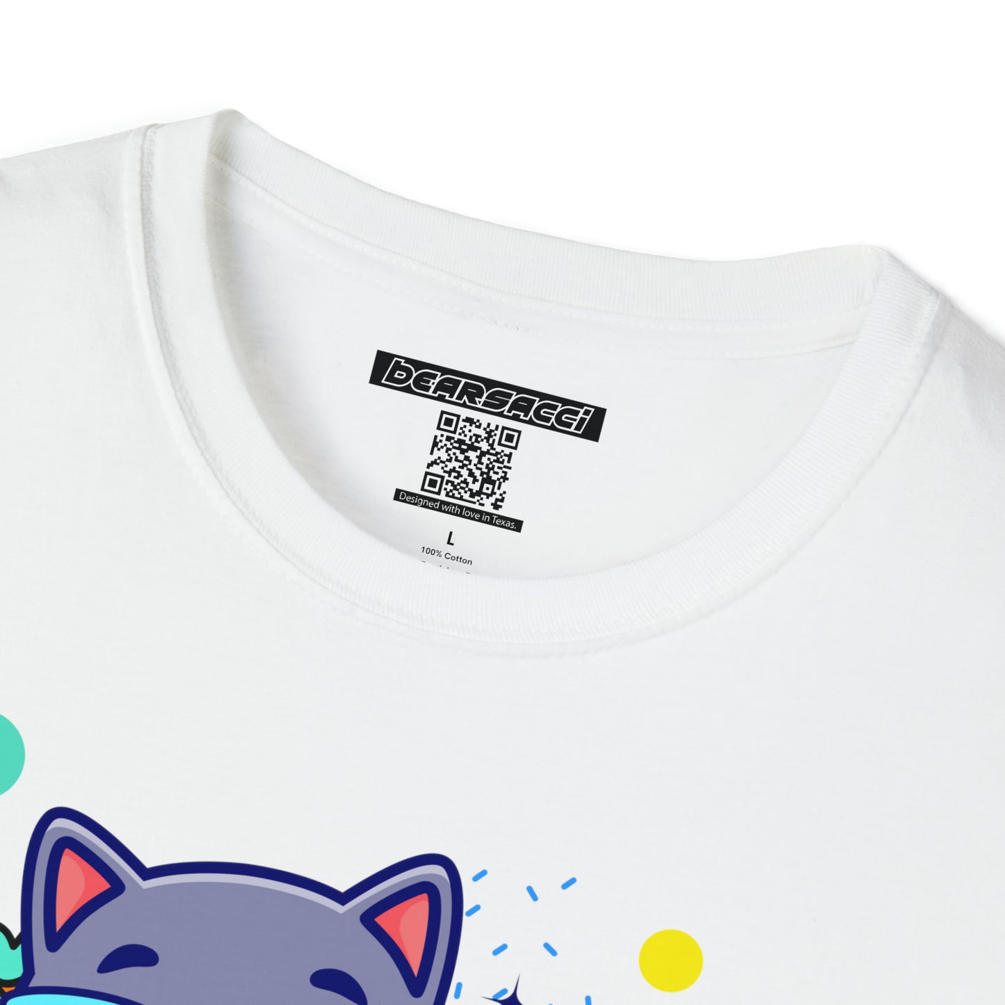 HyperPop™: Hella Dope 90s Cat │ Softsyle T-shirt