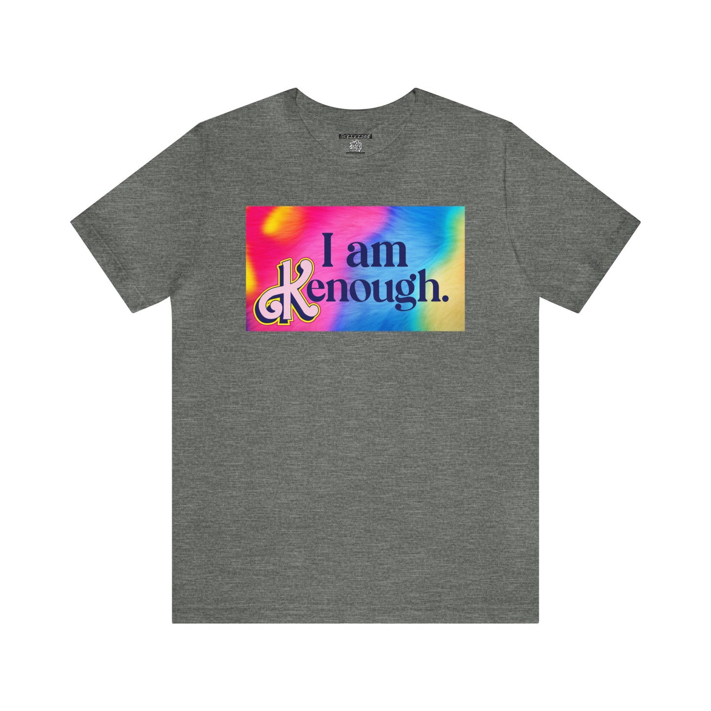 Bearbie: "I am Kenough" With Rainbow Background │ Premium Jersey T-shirt