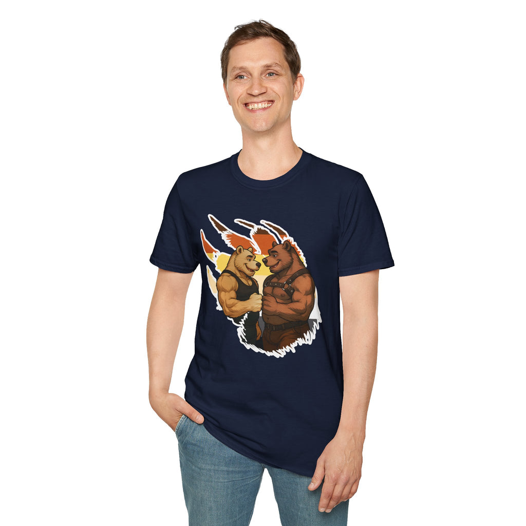 Bearsacci™: Fist Bumping Bears │ Softsyle T-shirt
