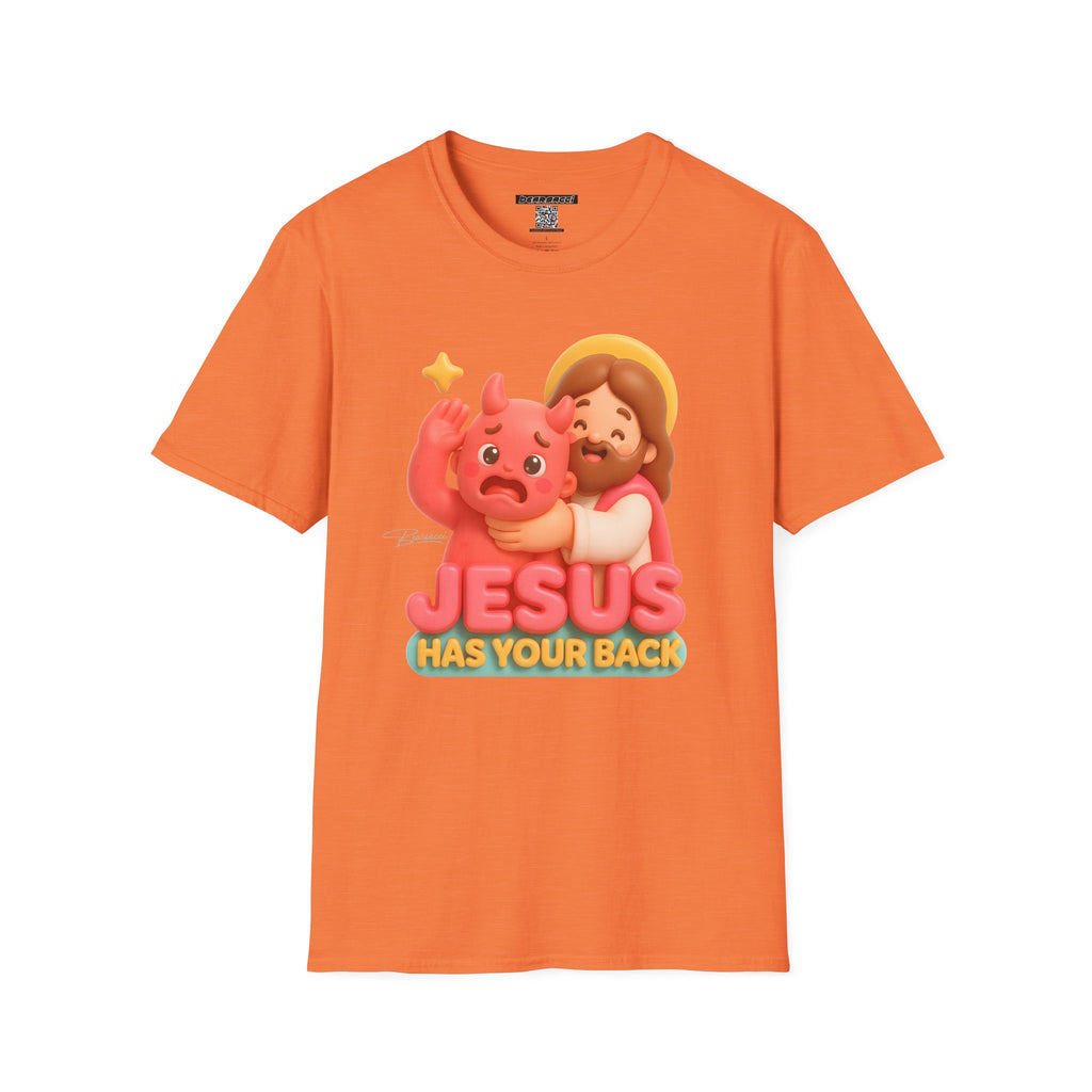 HyperPop®: Jesus Has Your Back │ Softsyle T-shirt