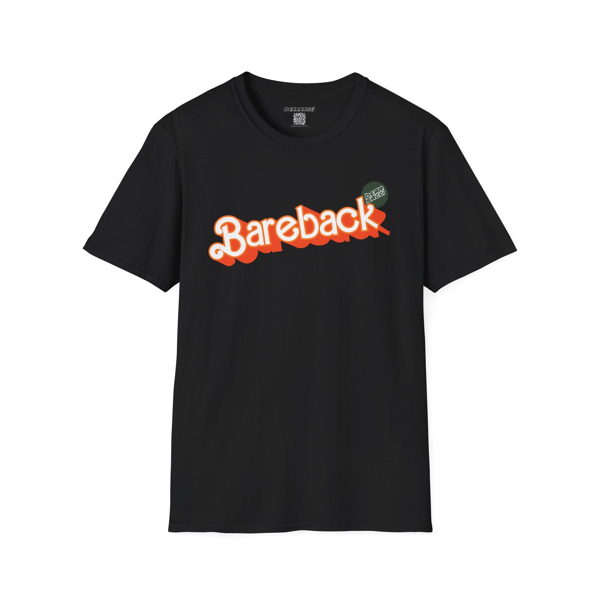 Bearbie® X Slutpride®: Bareback Logo (Hunter) │Softsyle T-shirt