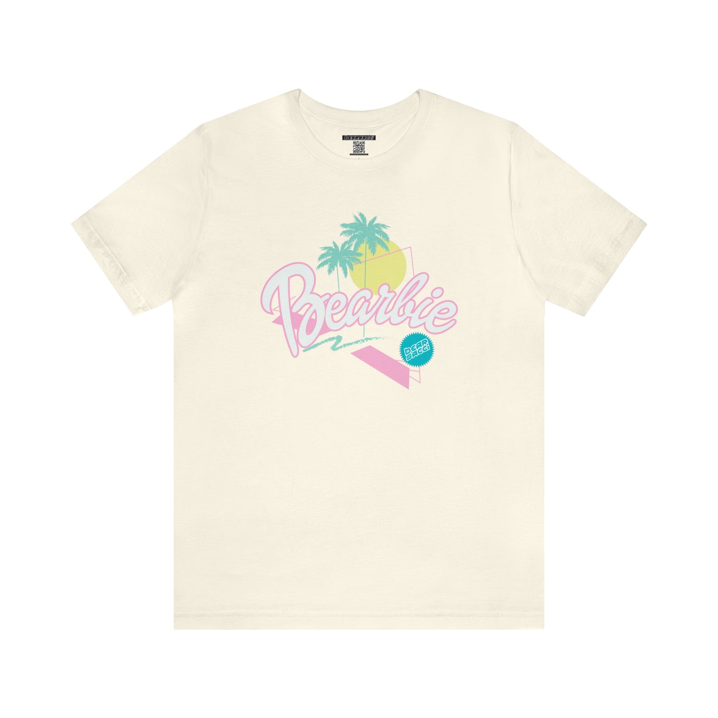 Bearbie: Pastel Malibu-Style Logo │Premium Jersey T-shirt