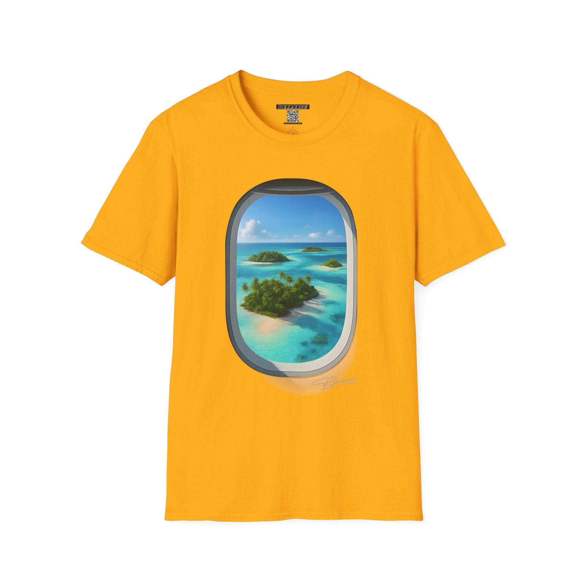HyperPop™ X Wanderlust™ X FakeDesigner™: Window Seat Porthole Fantasy │ Softsyle T-shirt
