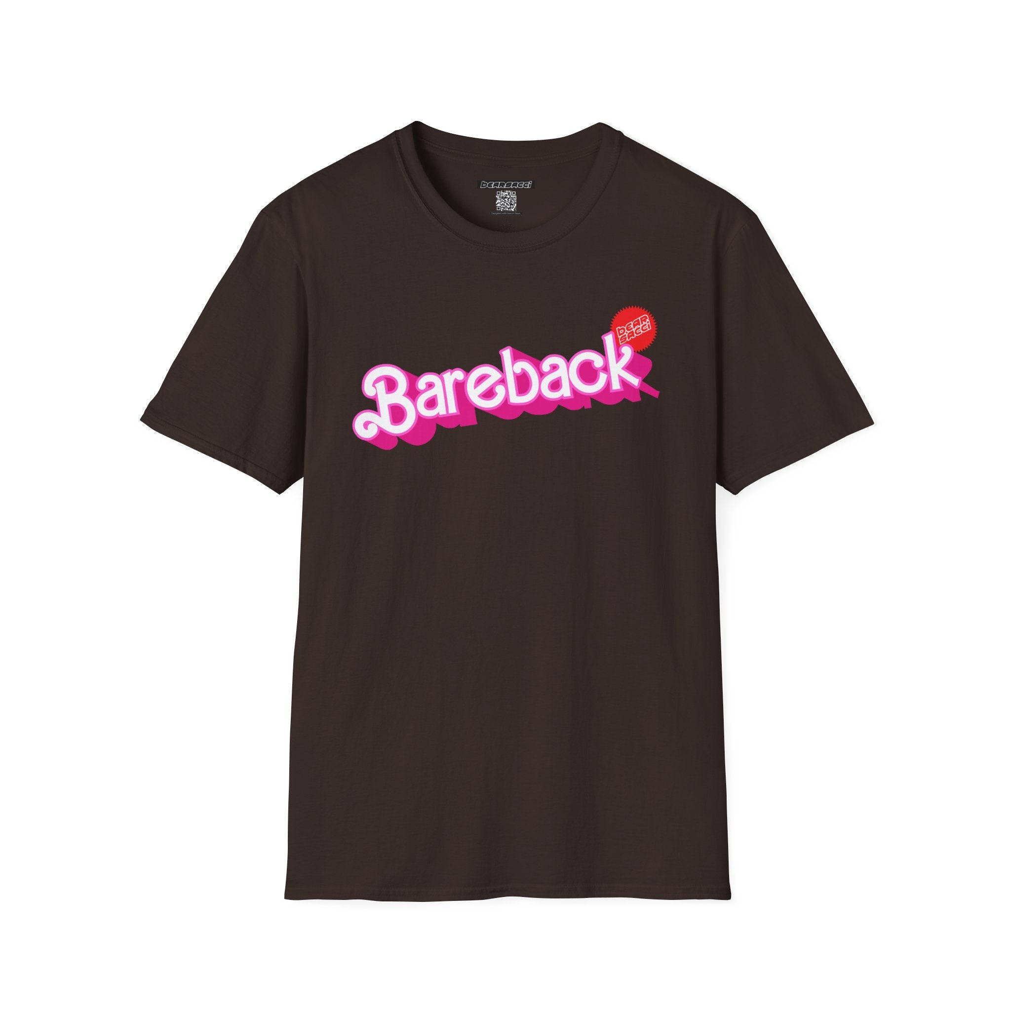 Bearbie® X Slutpride®: Bareback Logo │Softsyle T-shirt