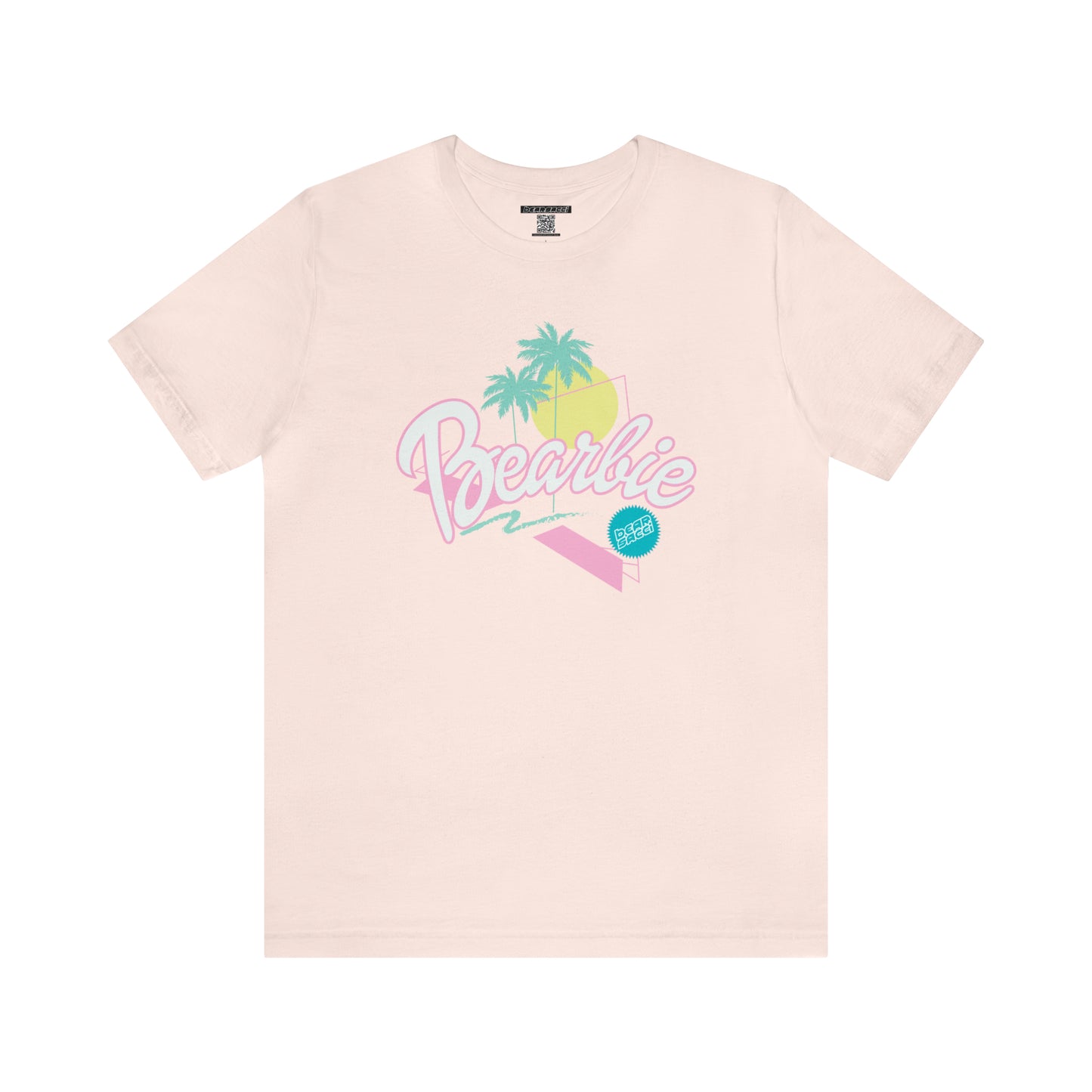 Bearbie: Pastel Malibu-Style Logo │Premium Jersey T-shirt