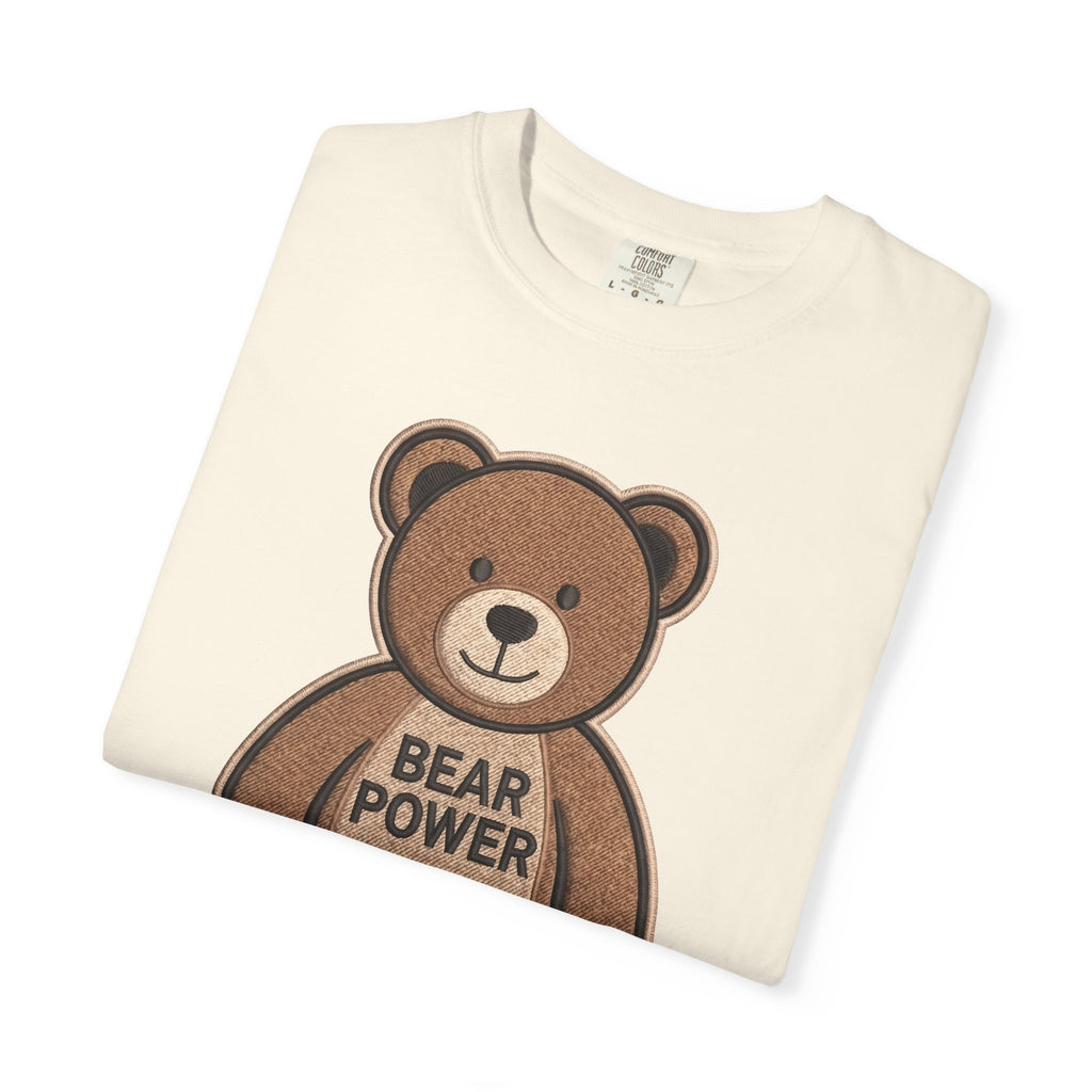 Bearmart®: Bear Power Teddybear │Comfort Colors® T-shirt