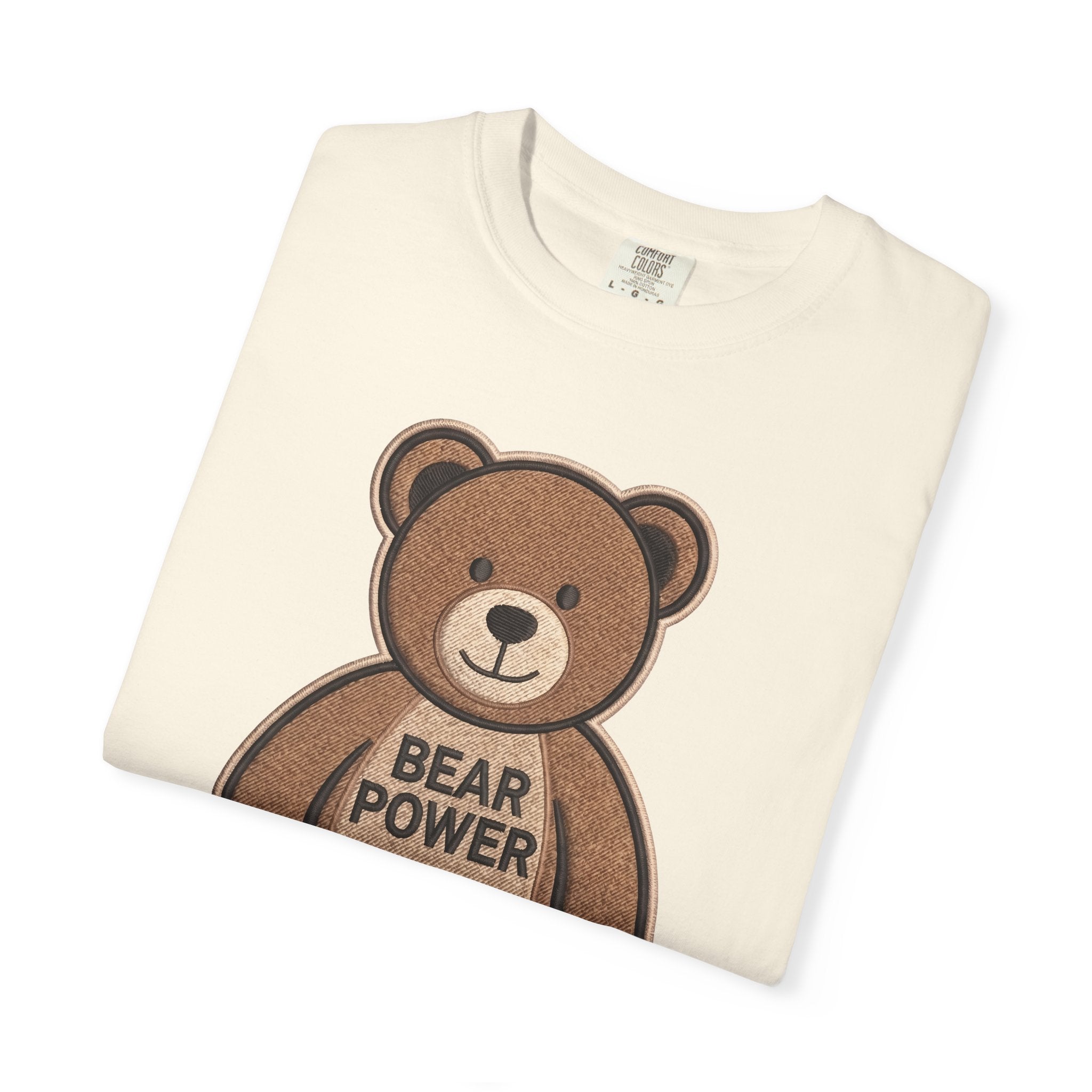 Bearmart®: Bear Power Teddybear │Comfort Colors® T-shirt