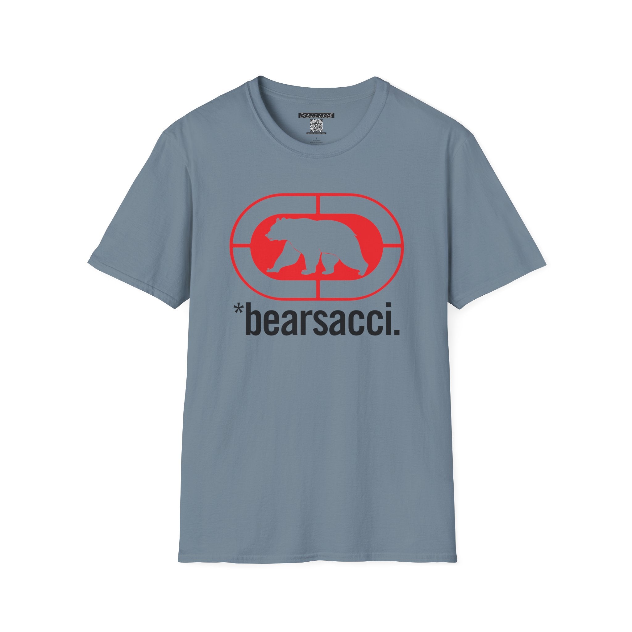 Bearmart® X FakeDesigner®: Bearsacci® Street Logo Tee │Softsyle T-shirt