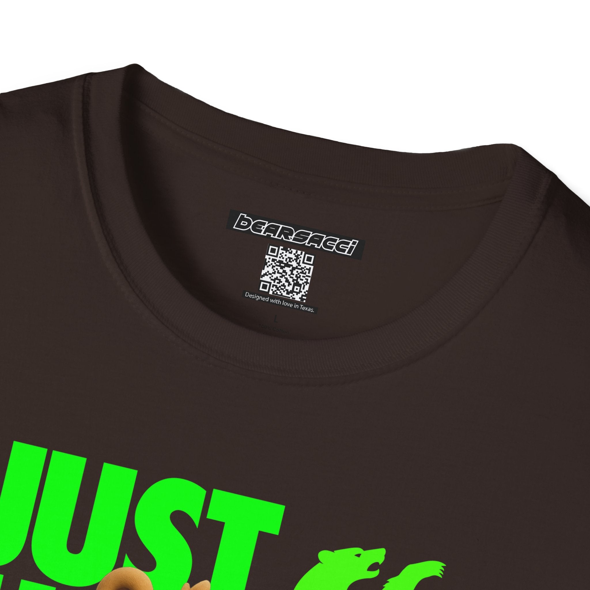 Bearsacci™ X Dominion: Just Fucking Do It Brat Teddy Bear│ Softsyle T-shirt