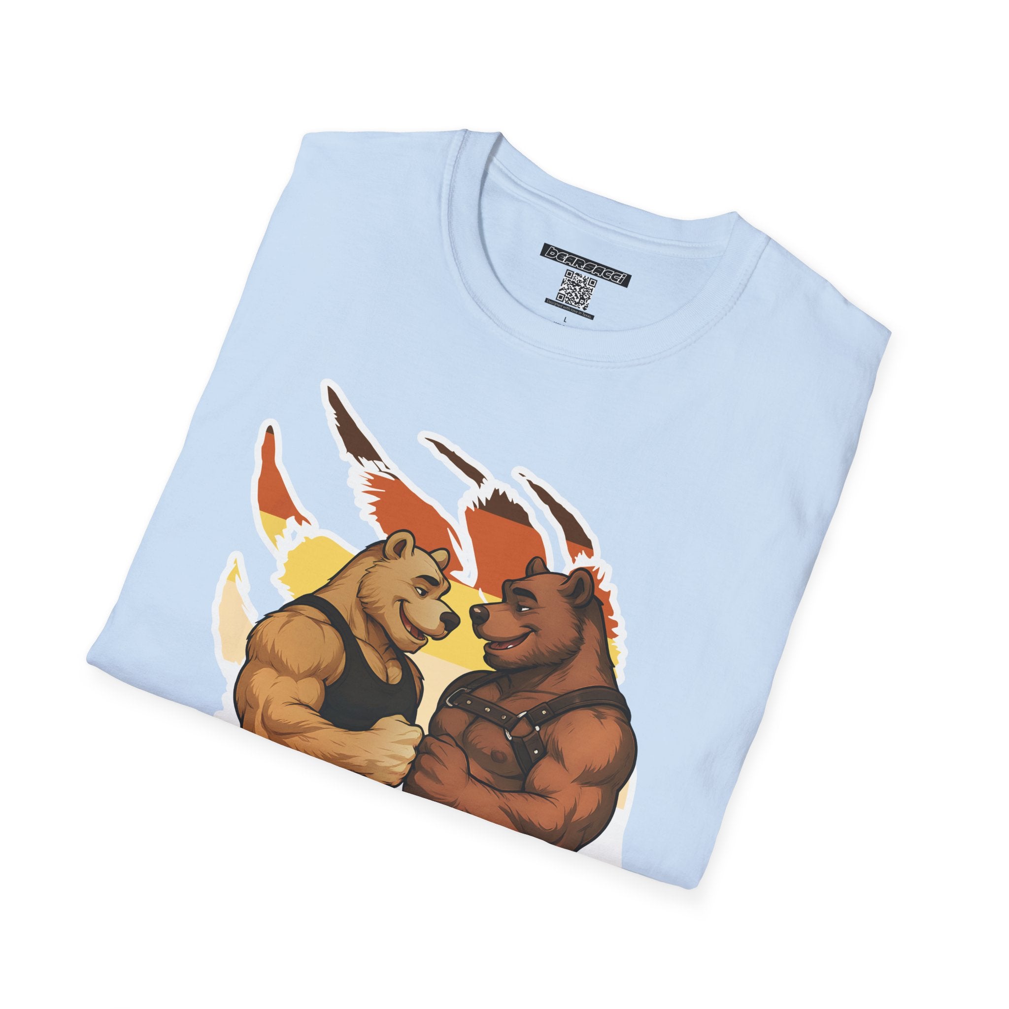 Bearsacci™: Fist Bumping Bears │ Softsyle T-shirt