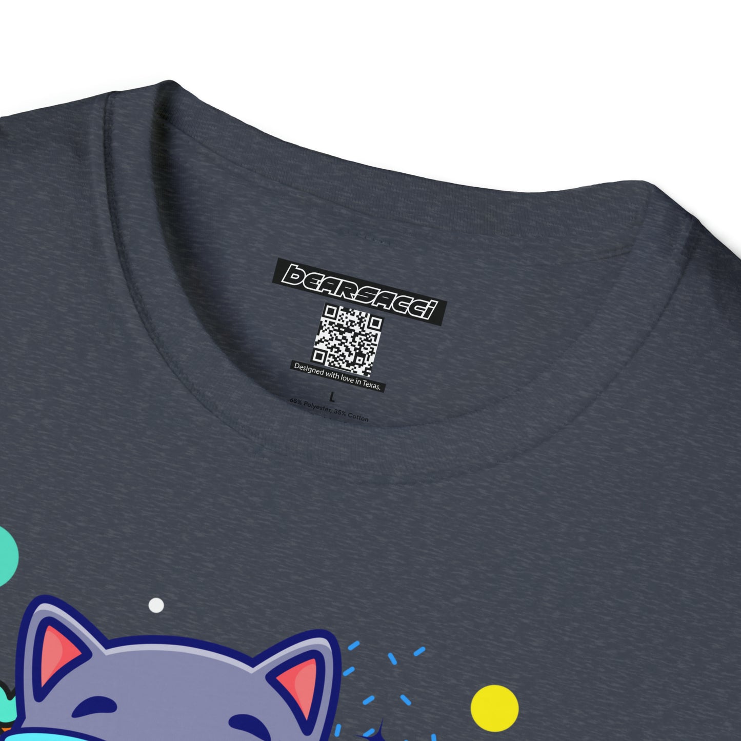 HyperPop™: Hella Dope 90s Cat │ Softsyle T-shirt