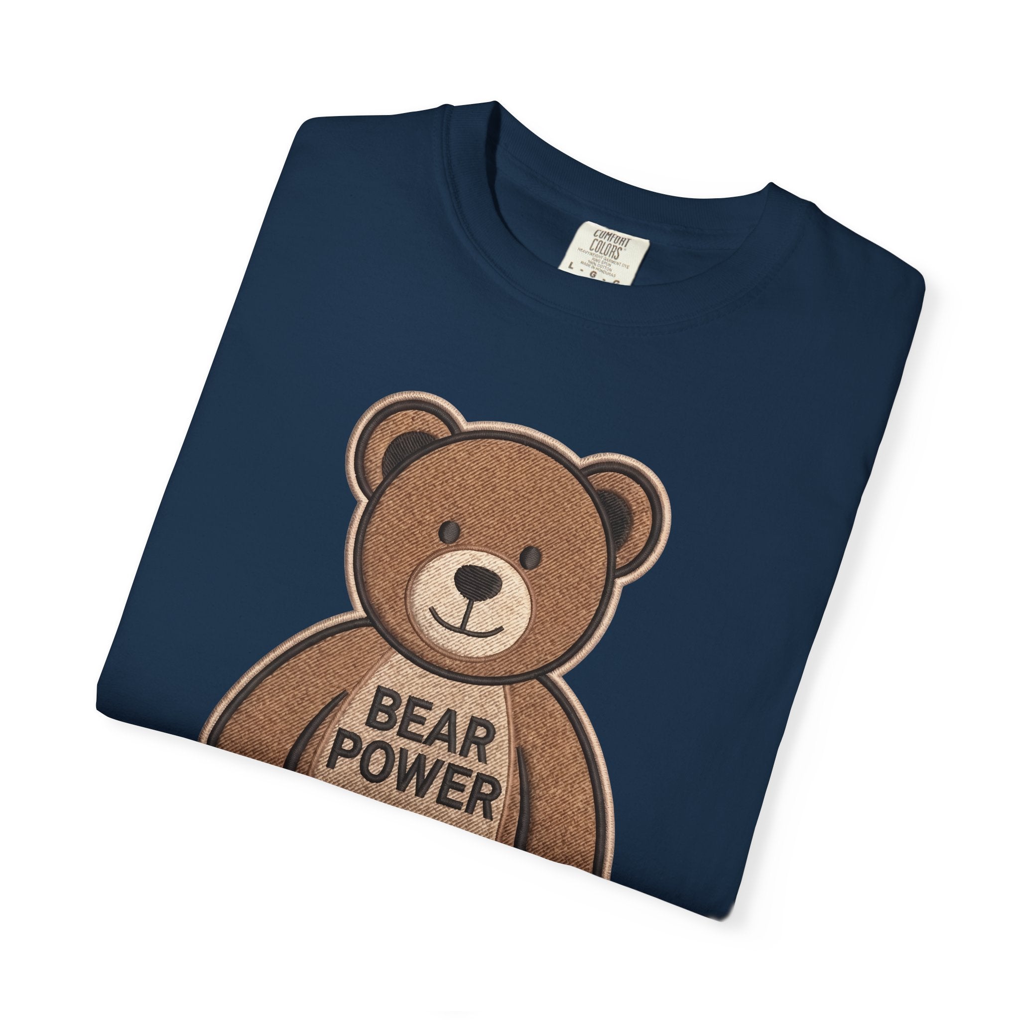 Bearmart®: Bear Power Teddybear │Comfort Colors® T-shirt