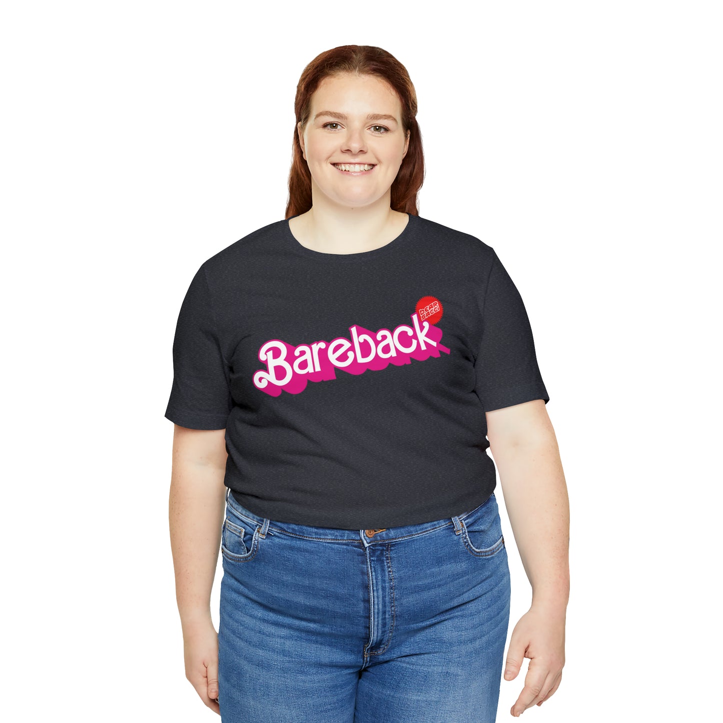 Bearbie™ X Slutpride™: Bareback Logo │Premium Jersey T-shirt