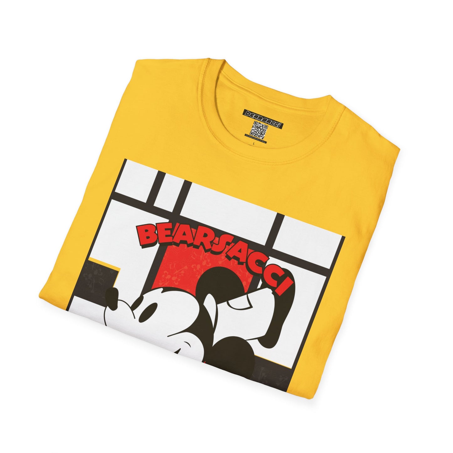 HyperPop™: Mondrian Steamboat Willie│ Softsyle T-shirt