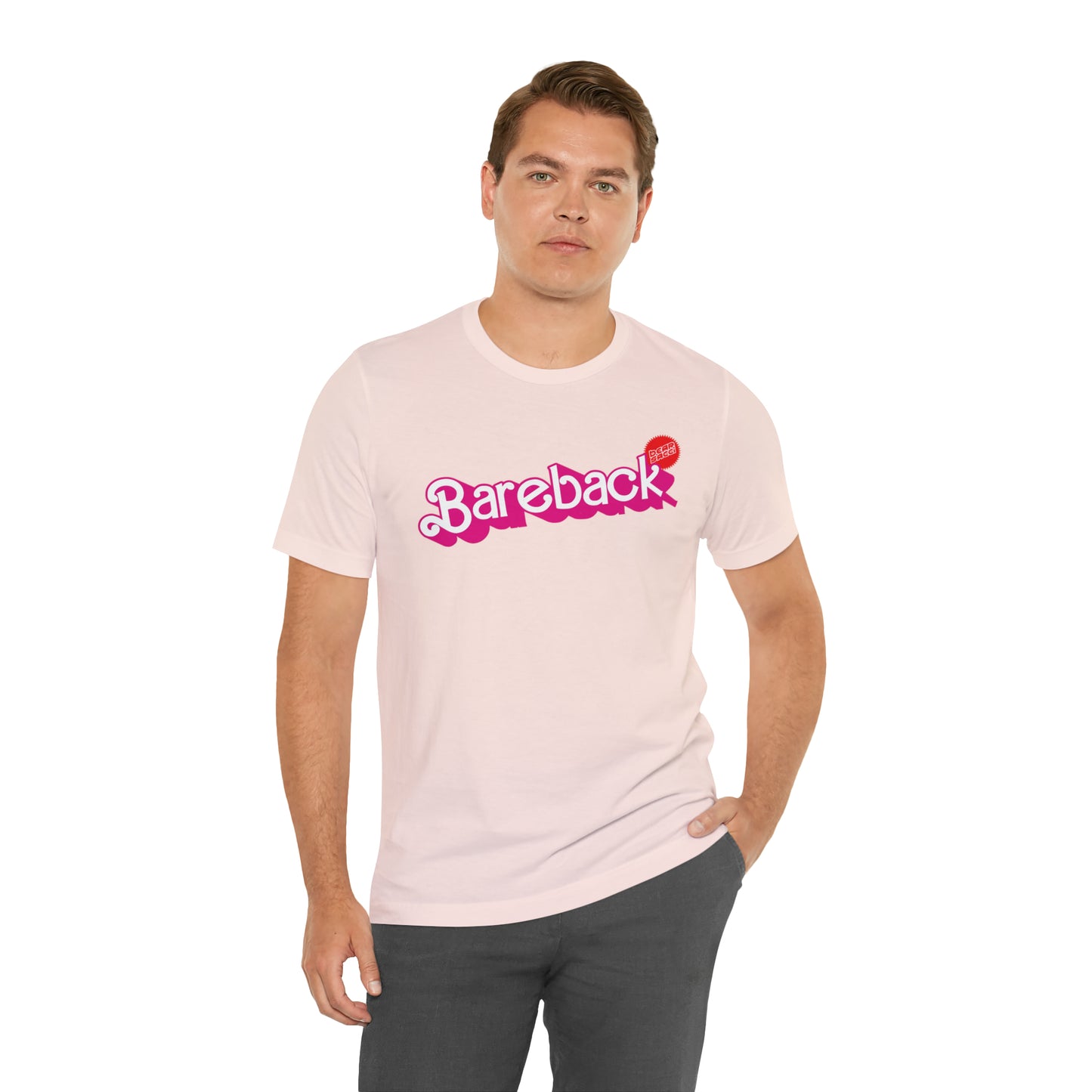 Bearbie™ X Slutpride™: Bareback Logo │Premium Jersey T-shirt