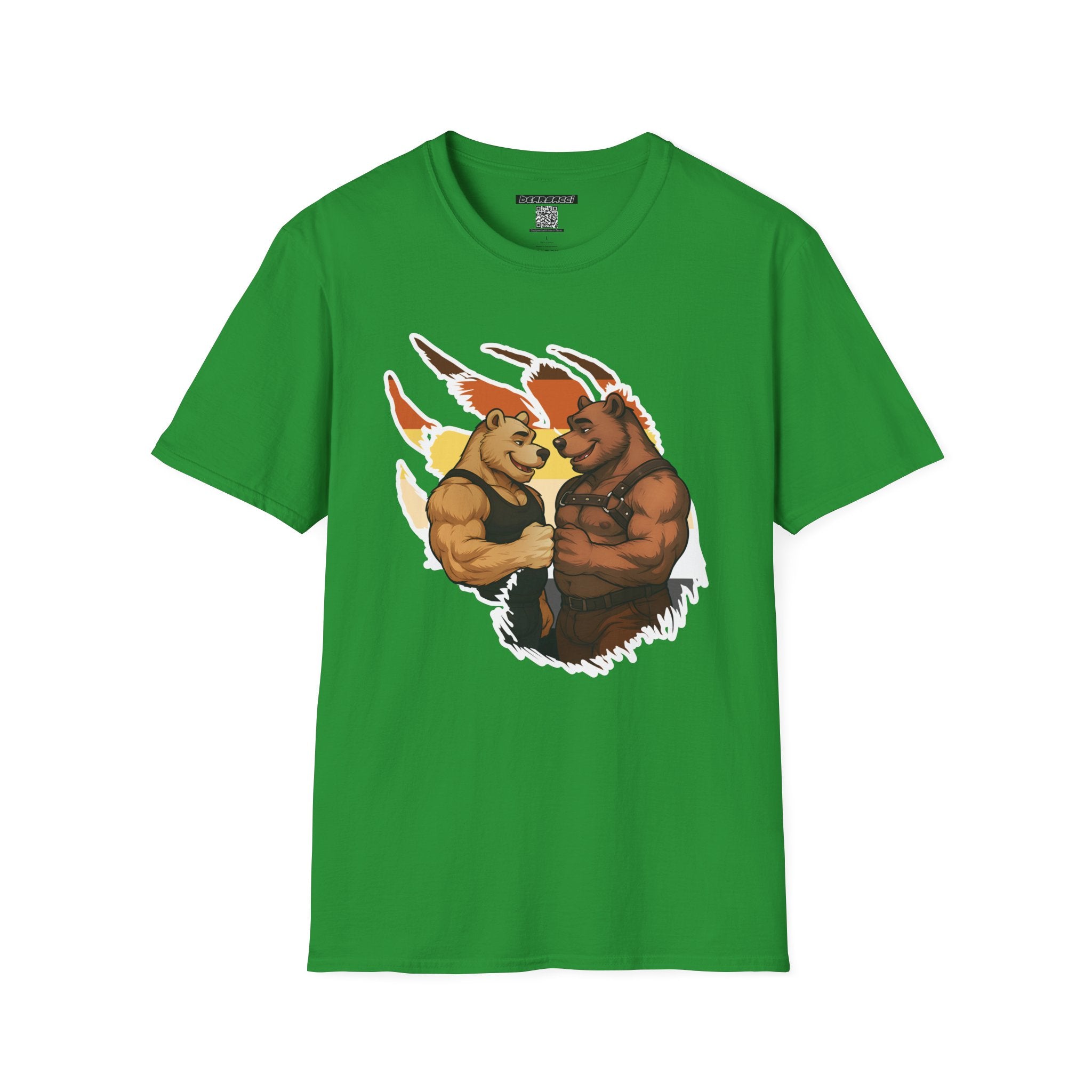 Bearsacci™: Fist Bumping Bears │ Softsyle T-shirt