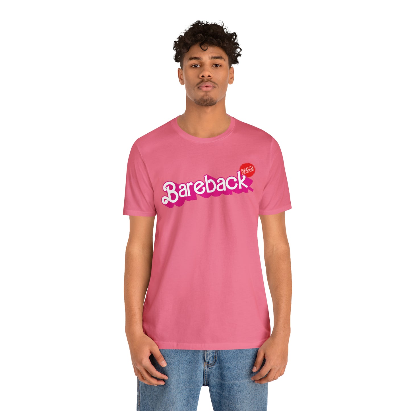 Bearbie™ X Slutpride™: Bareback Logo │Premium Jersey T-shirt