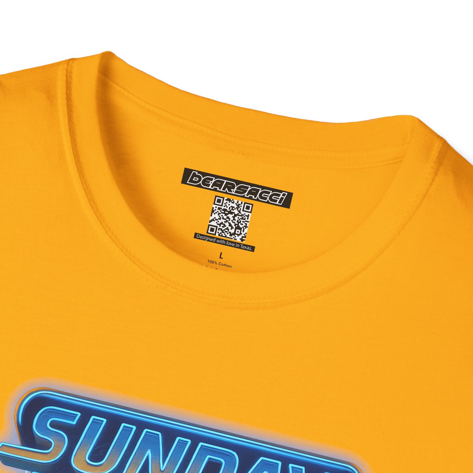 Bearsacci™: Sunday Funday Atlas Disco Bear Remix│ Softsyle T-shirt