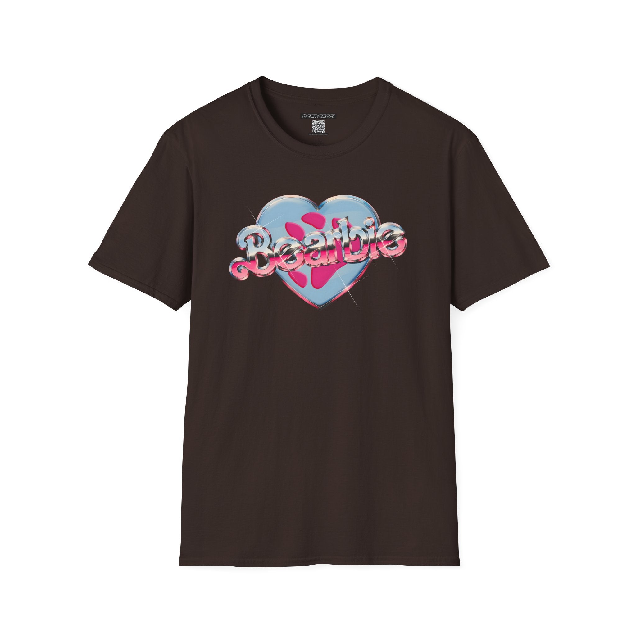 Bearbie®: Heart Bear Claw Logo │Softsyle T-shirt