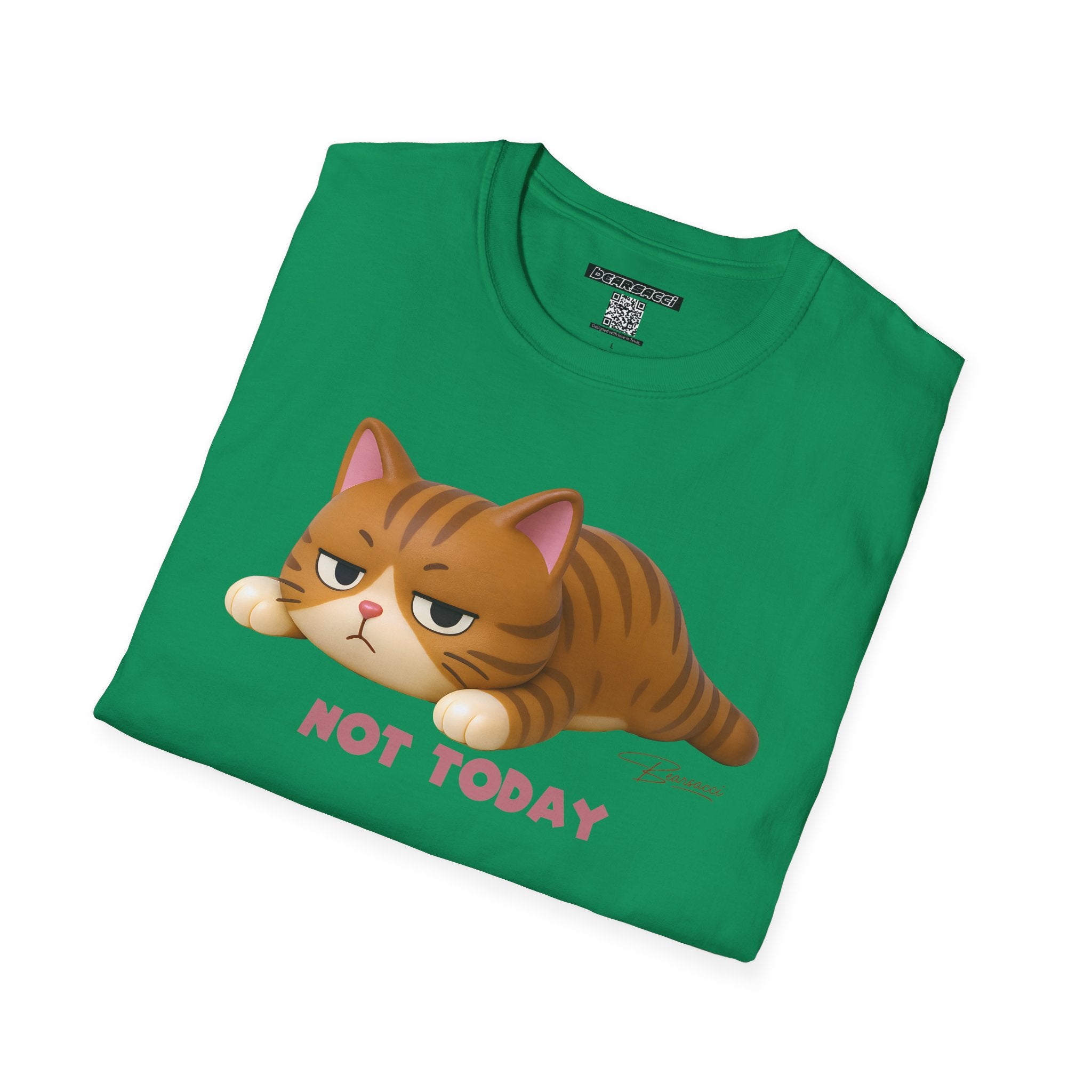 HyperPop®: Not Today Cat │ Softsyle T-shirt