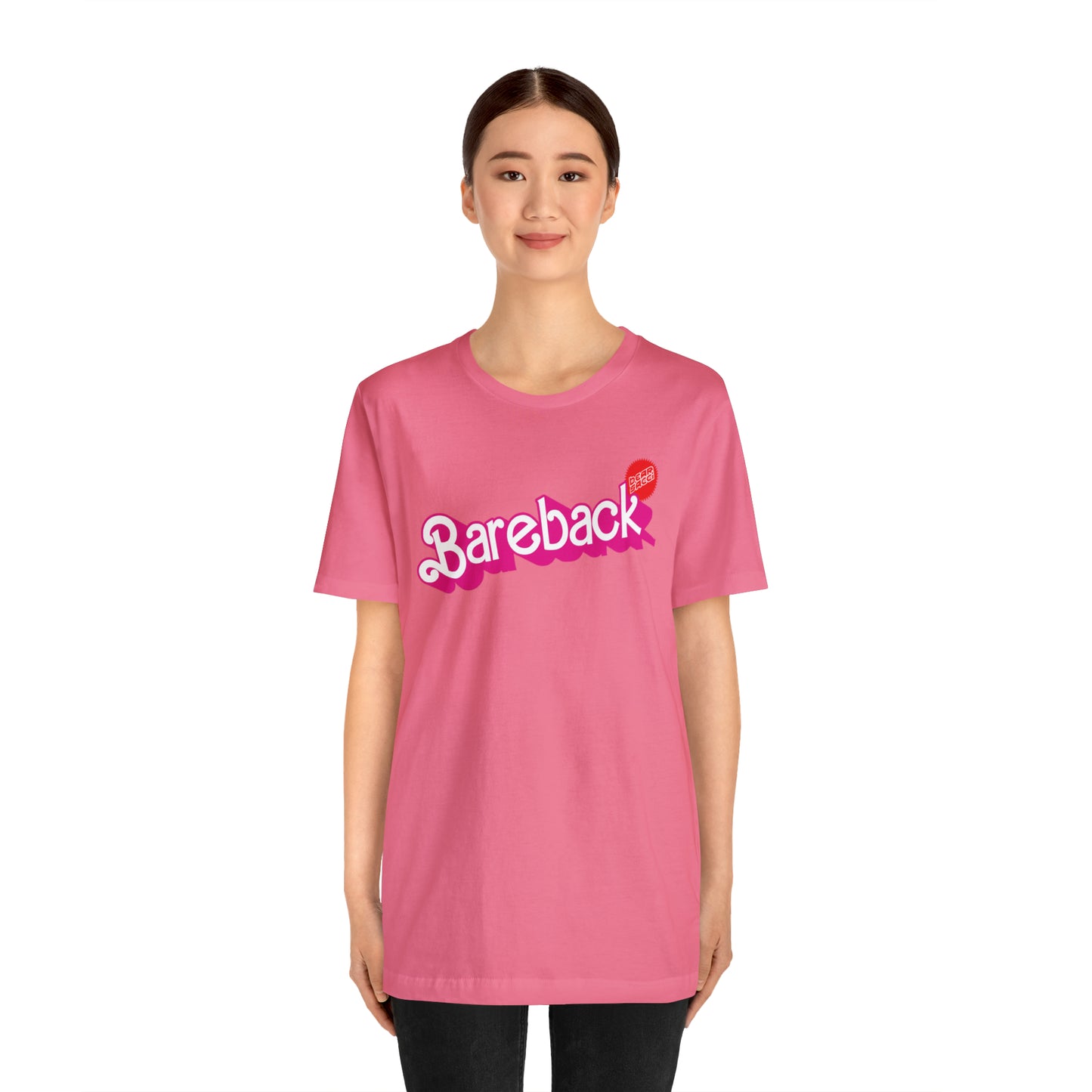 Bearbie™ X Slutpride™: Bareback Logo │Premium Jersey T-shirt