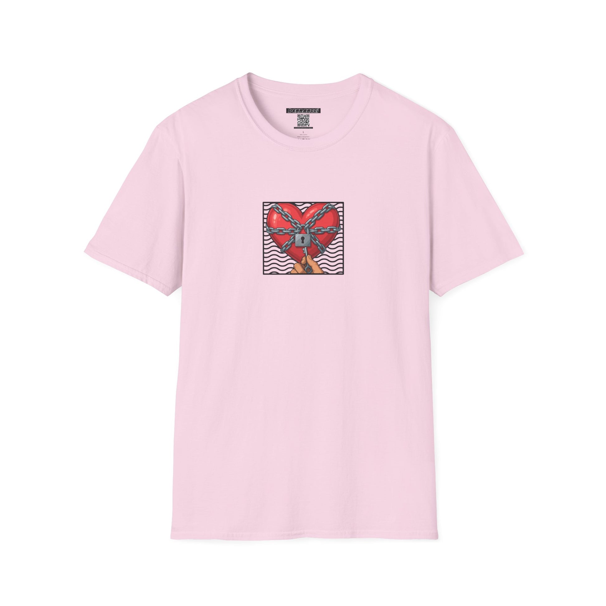 SlutPride® X Dominion®: Locked Heart │ Softsyle T-shirt