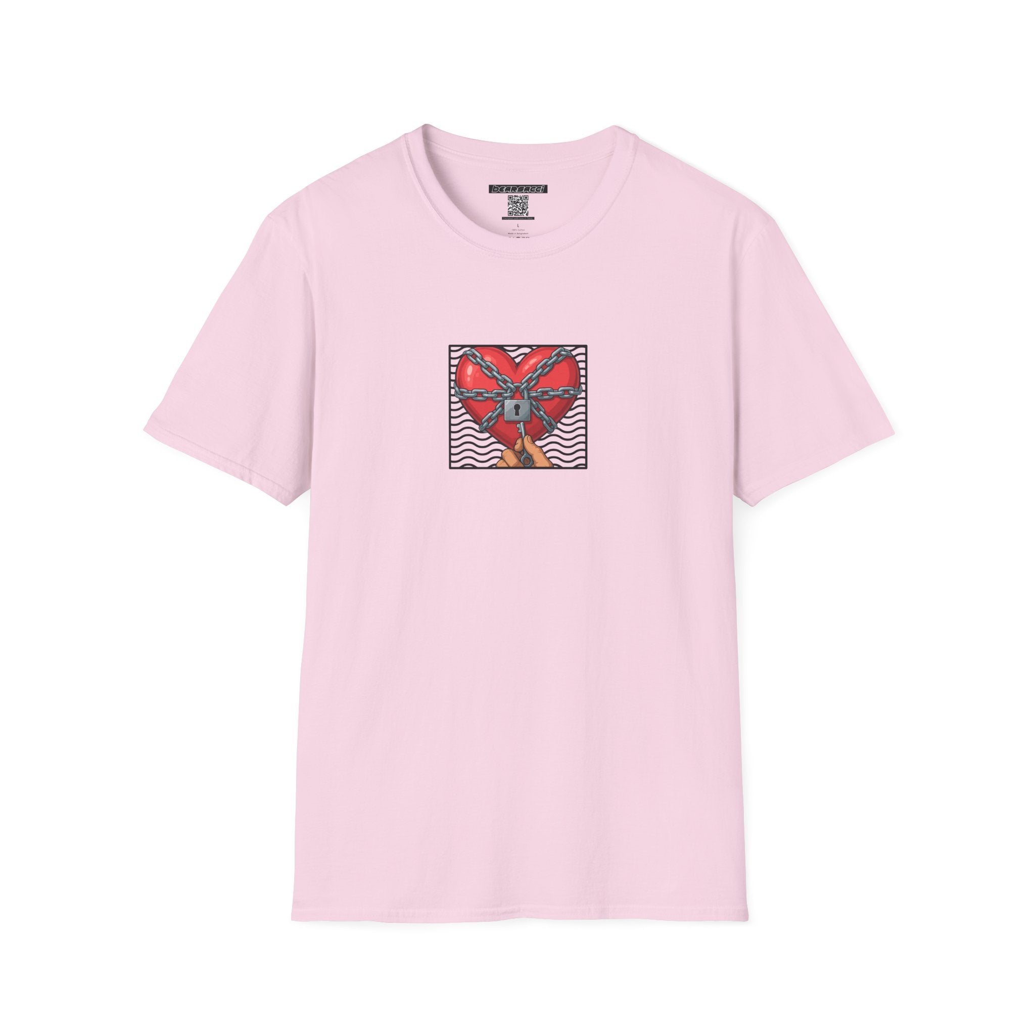 SlutPride® X Dominion®: Locked Heart │ Softsyle T-shirt