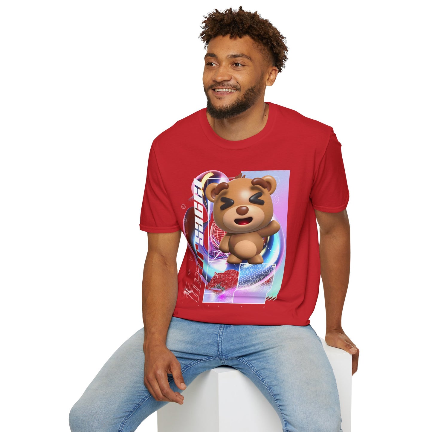 HyperPop™: Y2K Teddy Bear │ Softsyle T-shirt