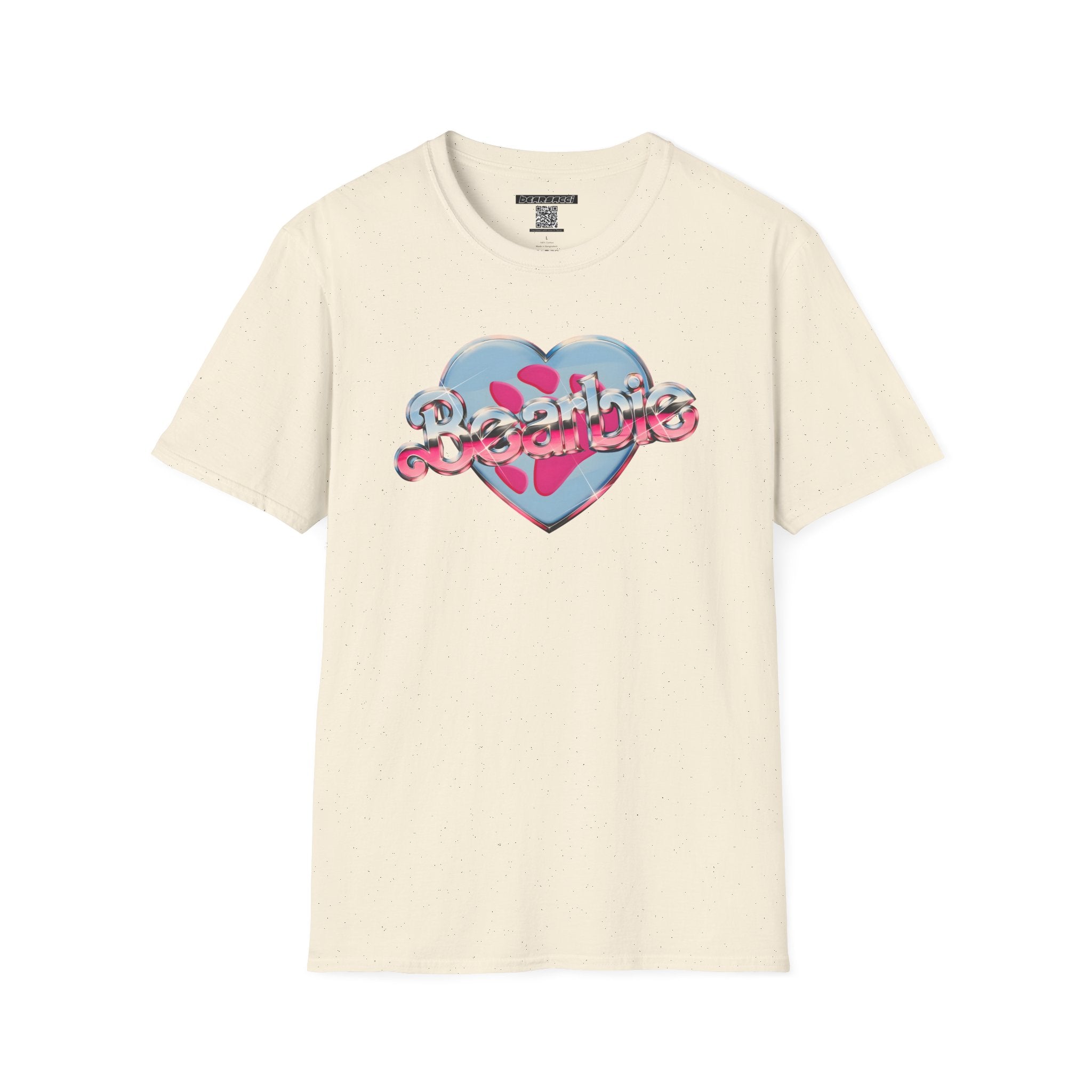 Bearbie®: Heart Bear Claw Logo │Softsyle T-shirt