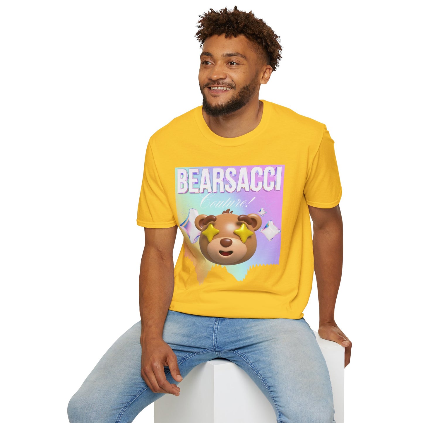 Fake Designer™: Holo Teddy Bear│ Softsyle T-shirt