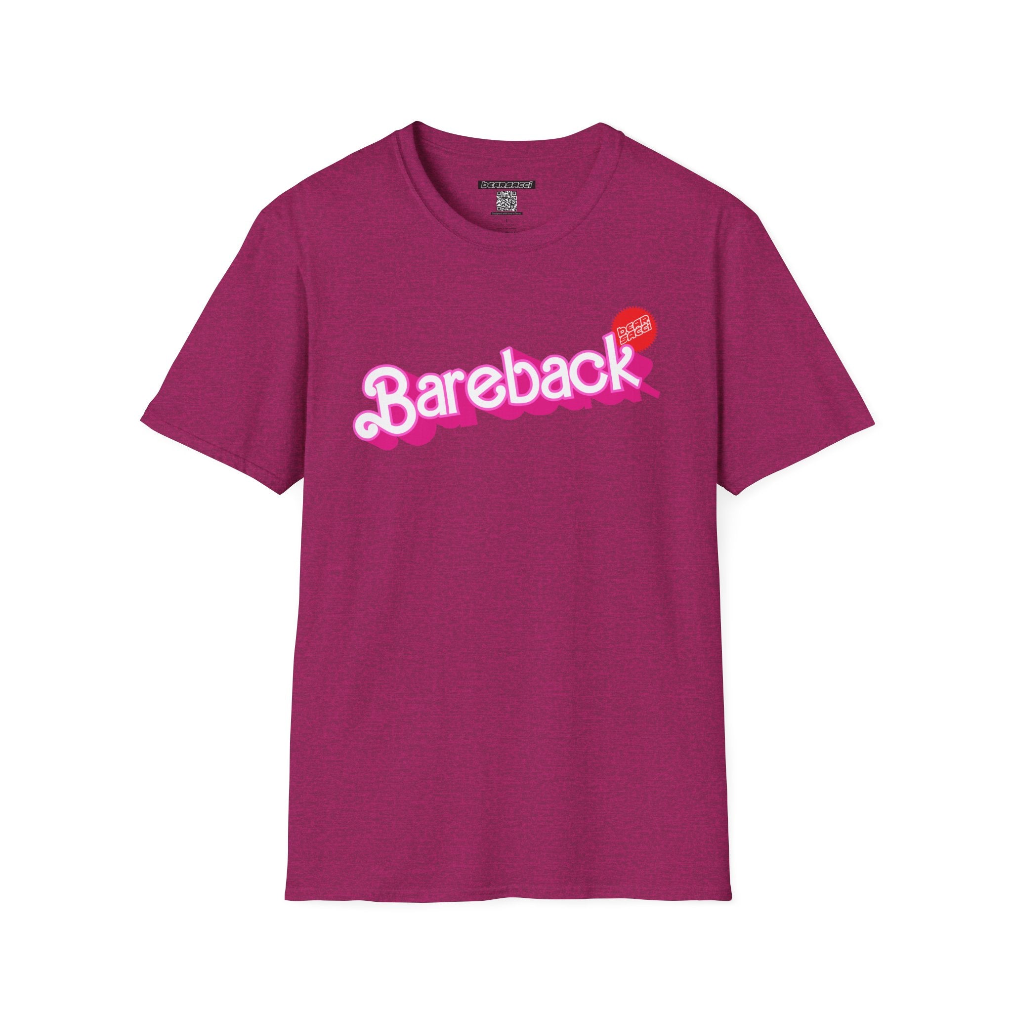 Bearbie® X Slutpride®: Bareback Logo │Softsyle T-shirt