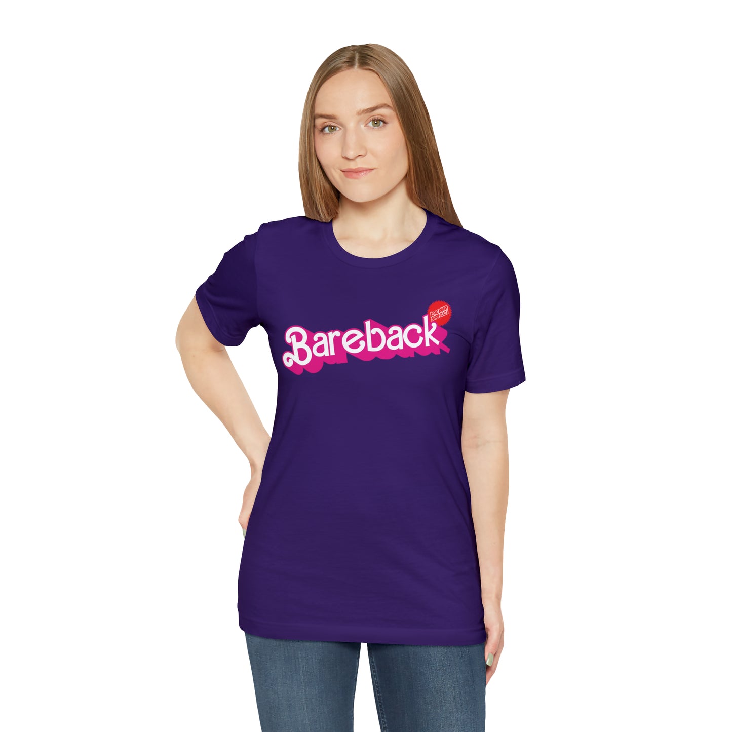 Bearbie™ X Slutpride™: Bareback Logo │Premium Jersey T-shirt