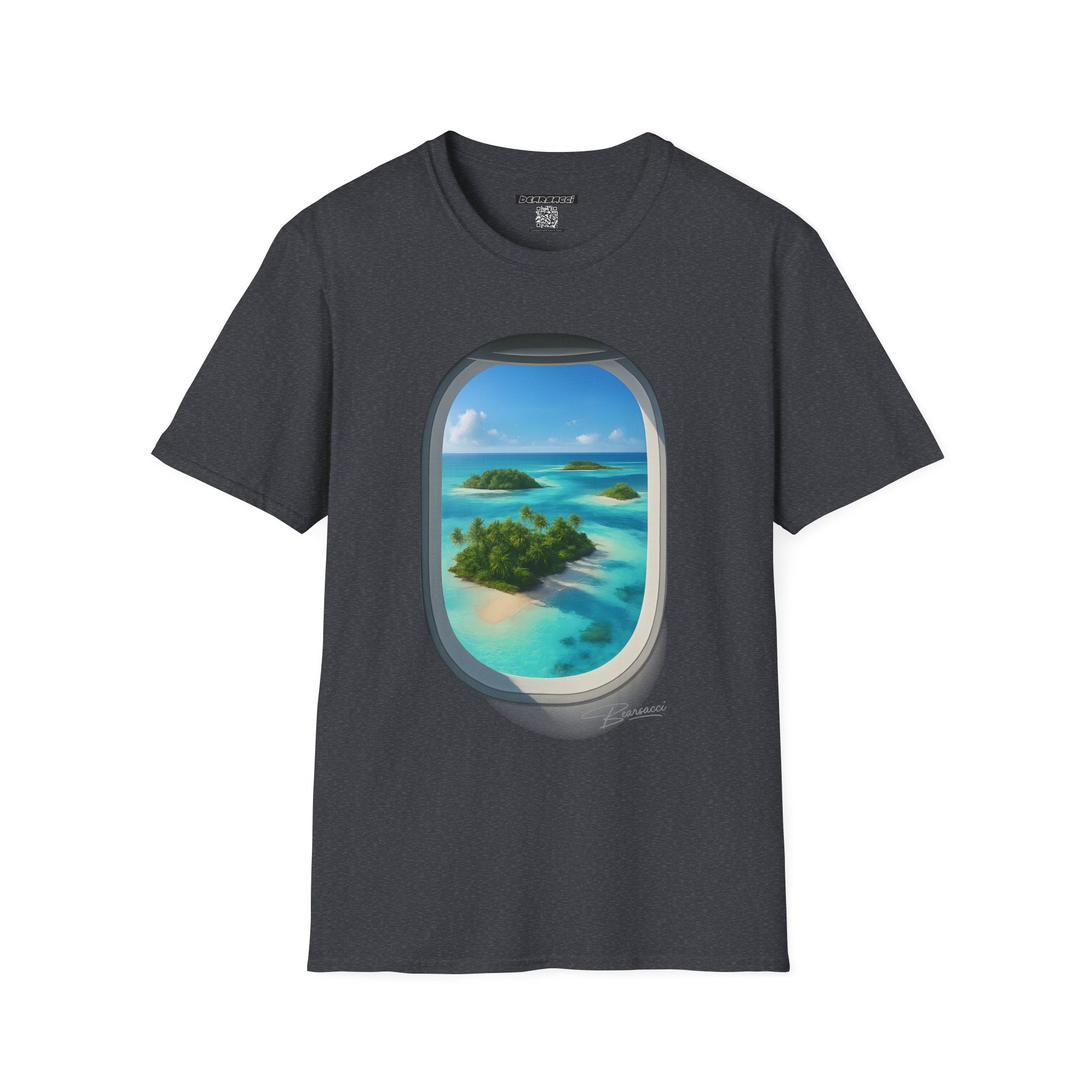 HyperPop™ X Wanderlust™ X FakeDesigner™: Window Seat Porthole Fantasy │ Softsyle T-shirt