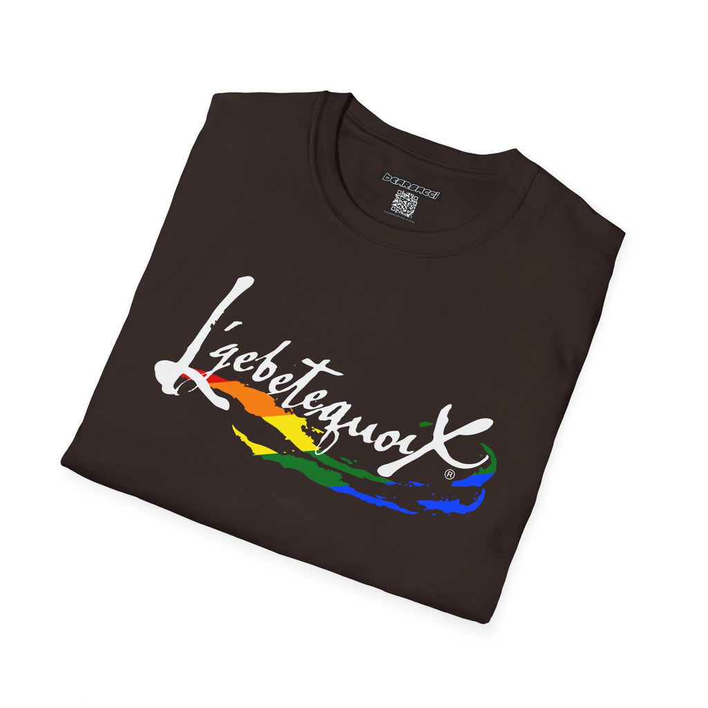 HyperPop® X FakeDesigner®: L’gbetegquoix (LGBT) Rainbow Version │ Softsyle T-shirt
