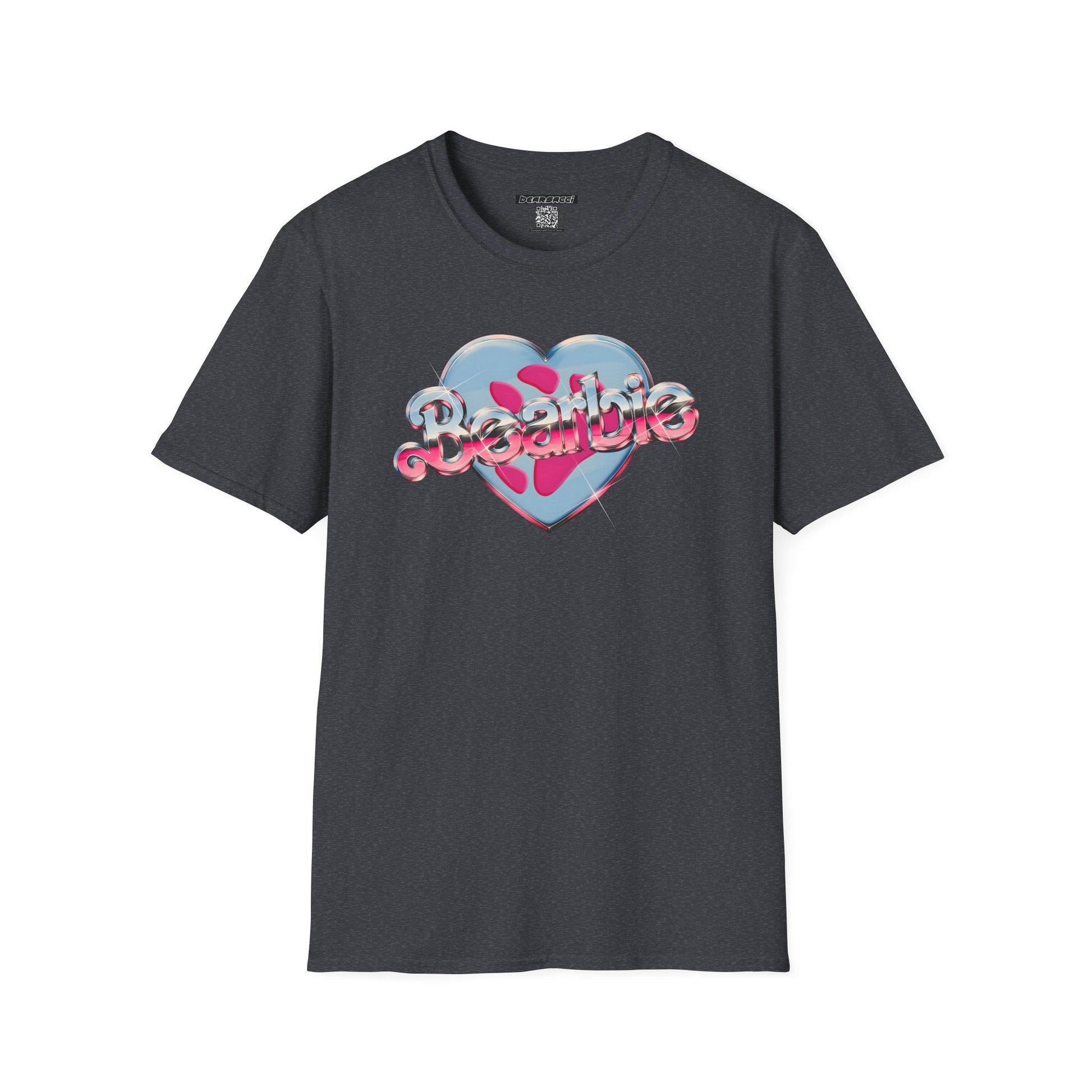 Bearbie®: Heart Bear Claw Logo │Softsyle T-shirt