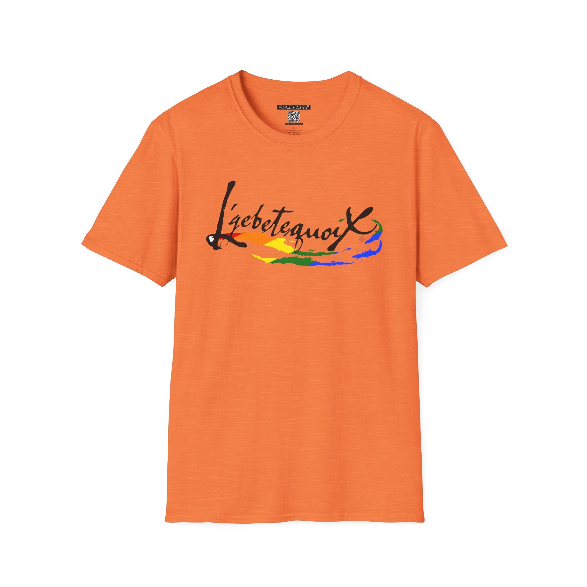 HyperPop® X FakeDesigner®: L’gbetegquoix (LGBT) Rainbow Version │ Softsyle T-shirt