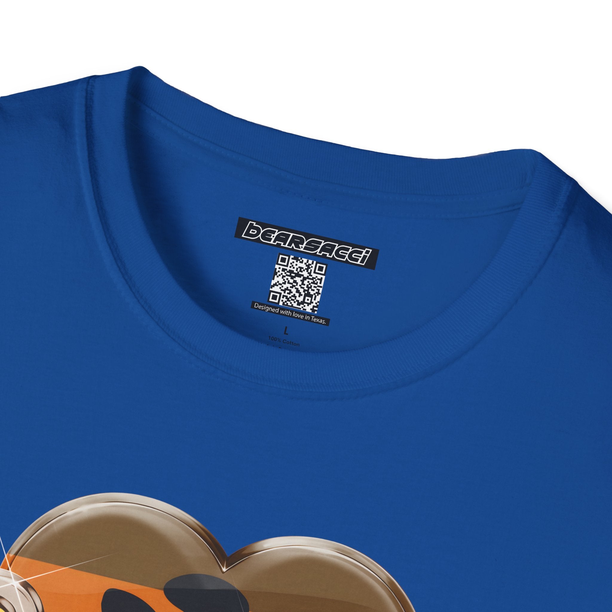 Bearbie®: Heart Claw Logo (Bear Flag Version)│ Softsyle T-shirt